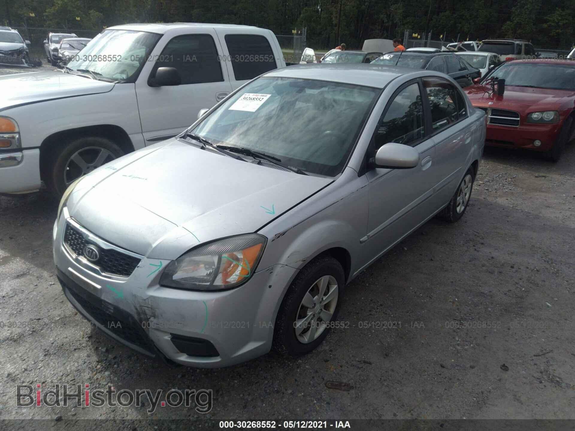 2011 KIA RIO - VIN: KNADH4A31B6749168 - Фото 2