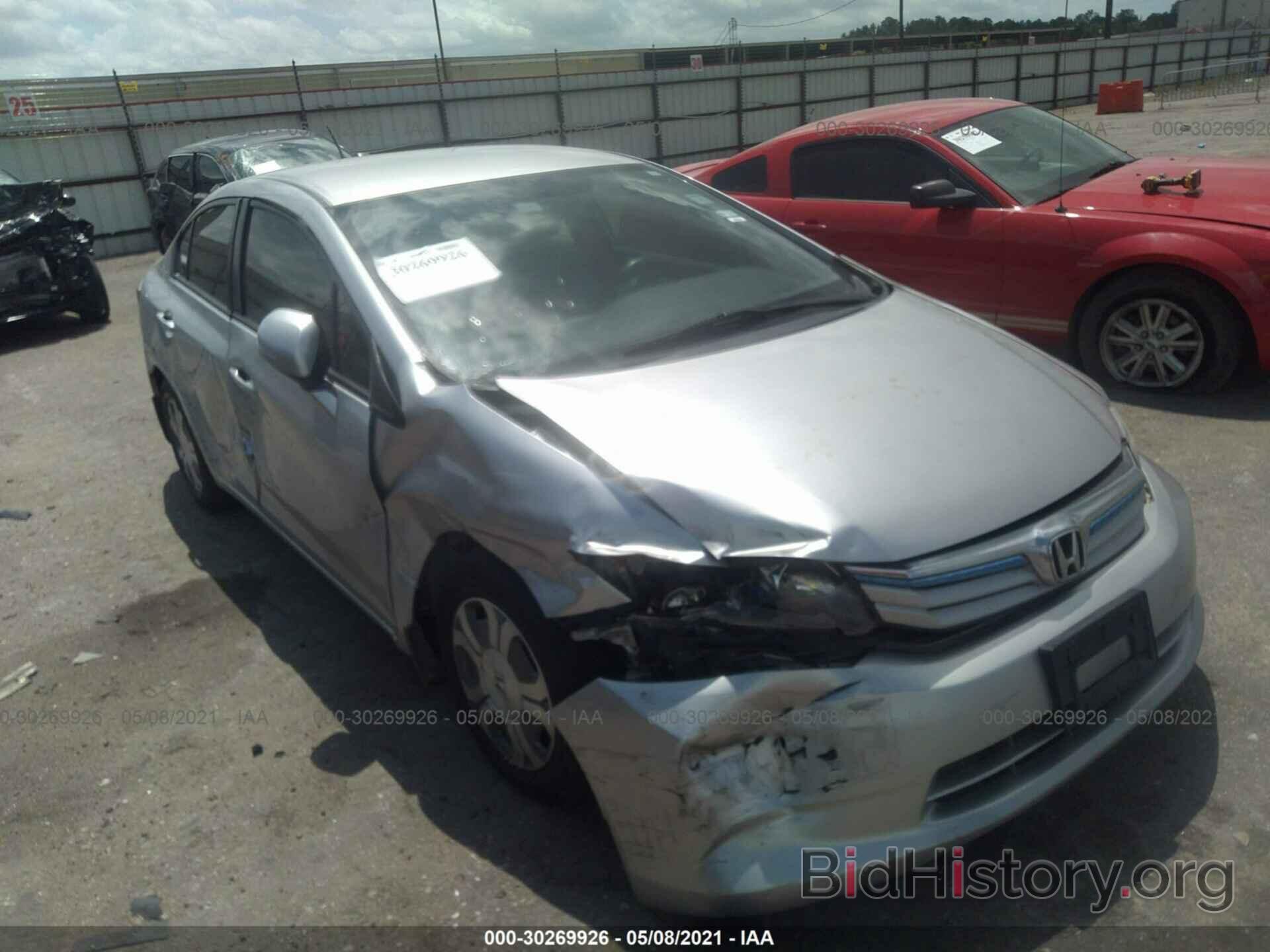 Photo JHMFB4F31CS008046 - HONDA CIVIC HYBRID 2012