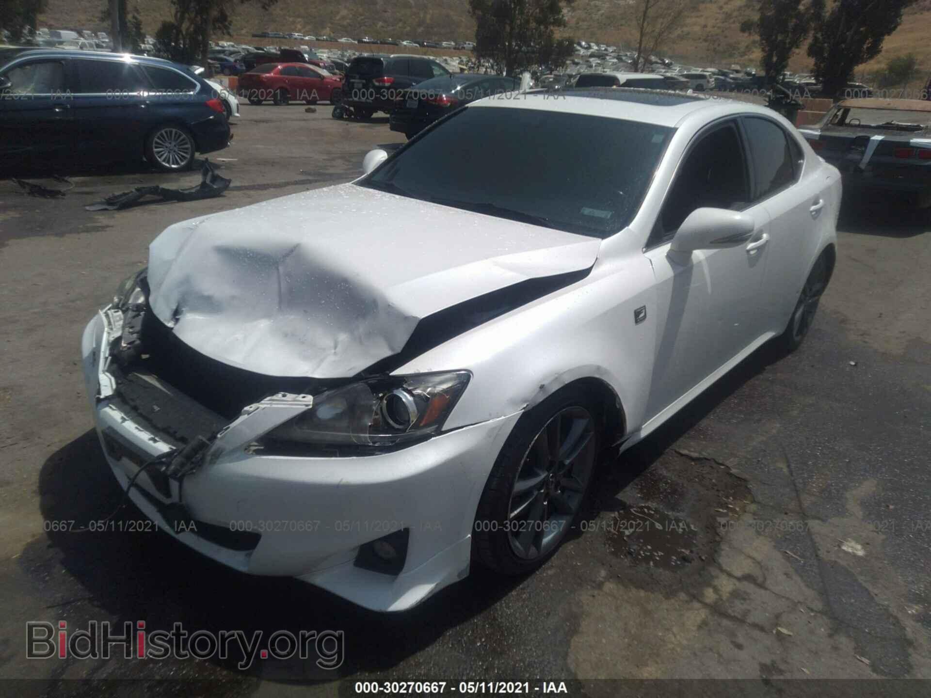 2011 LEXUS IS 250 - VIN: JTHBF5C23B5145765 - Фото 2