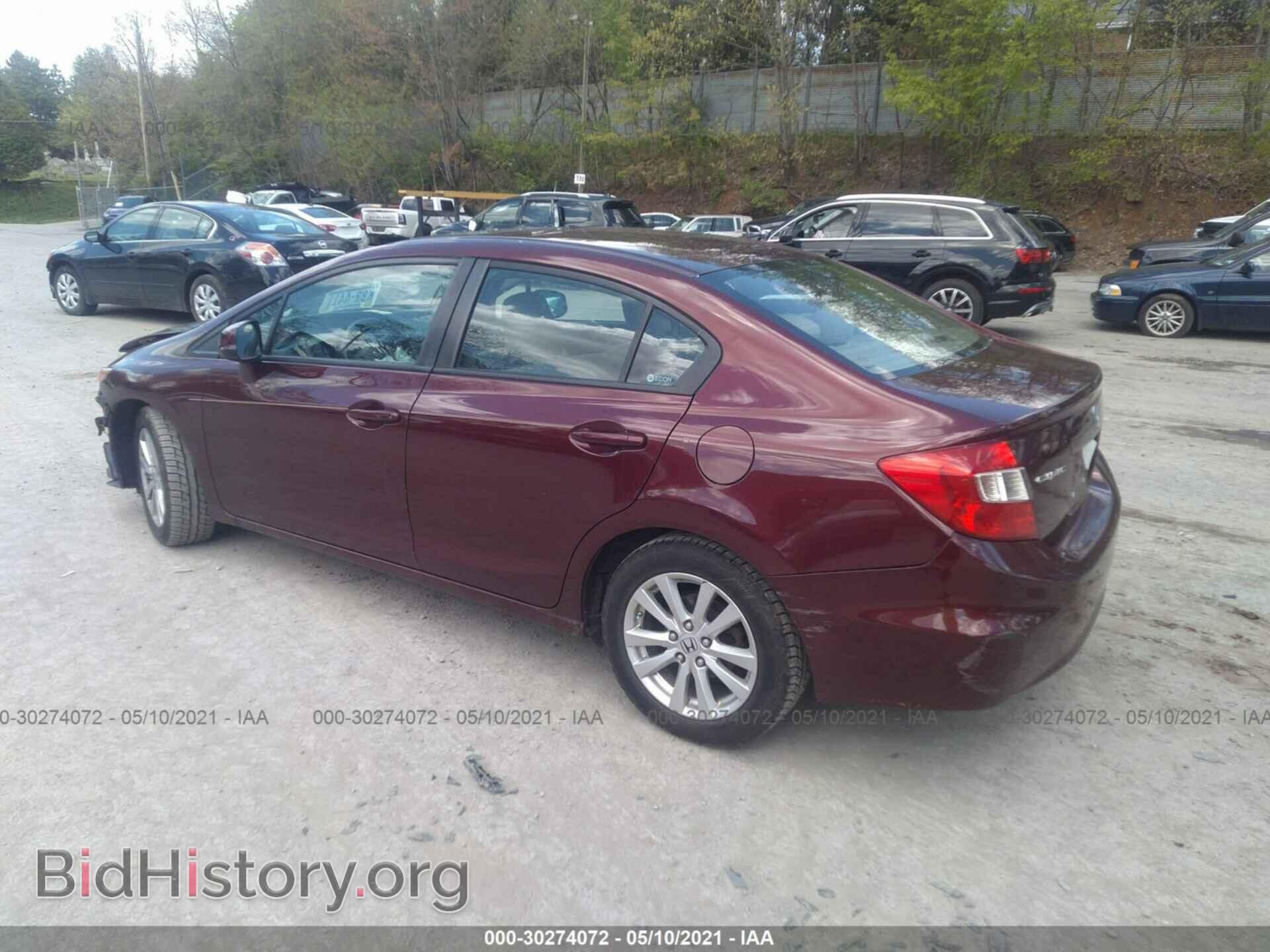 2012 HONDA CIVIC SDN - VIN: 19XFB2F82CE334250 - Фото 3