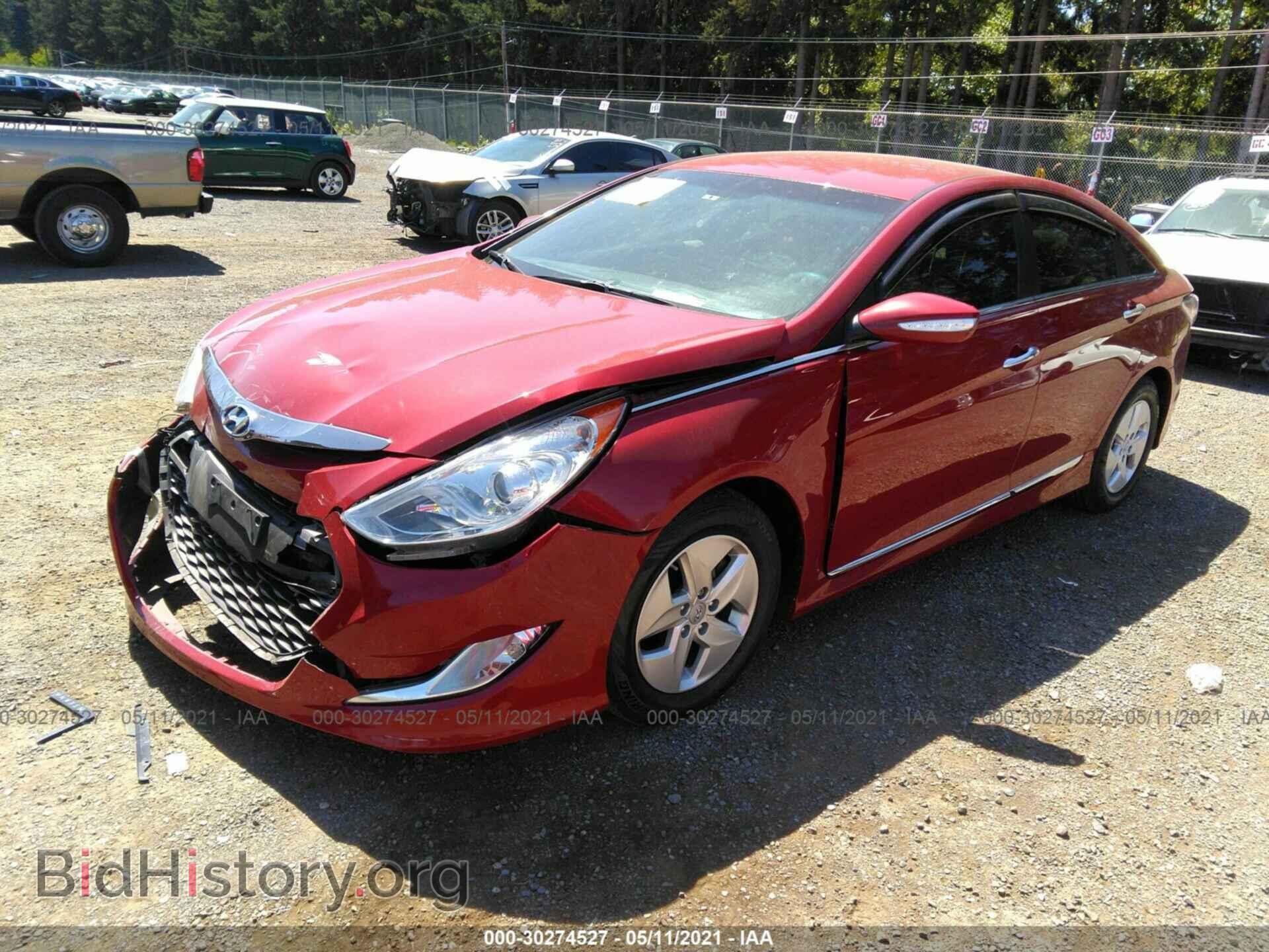 2012 HYUNDAI SONATA - VIN: KMHEC4A48CA055859 - Фото 2