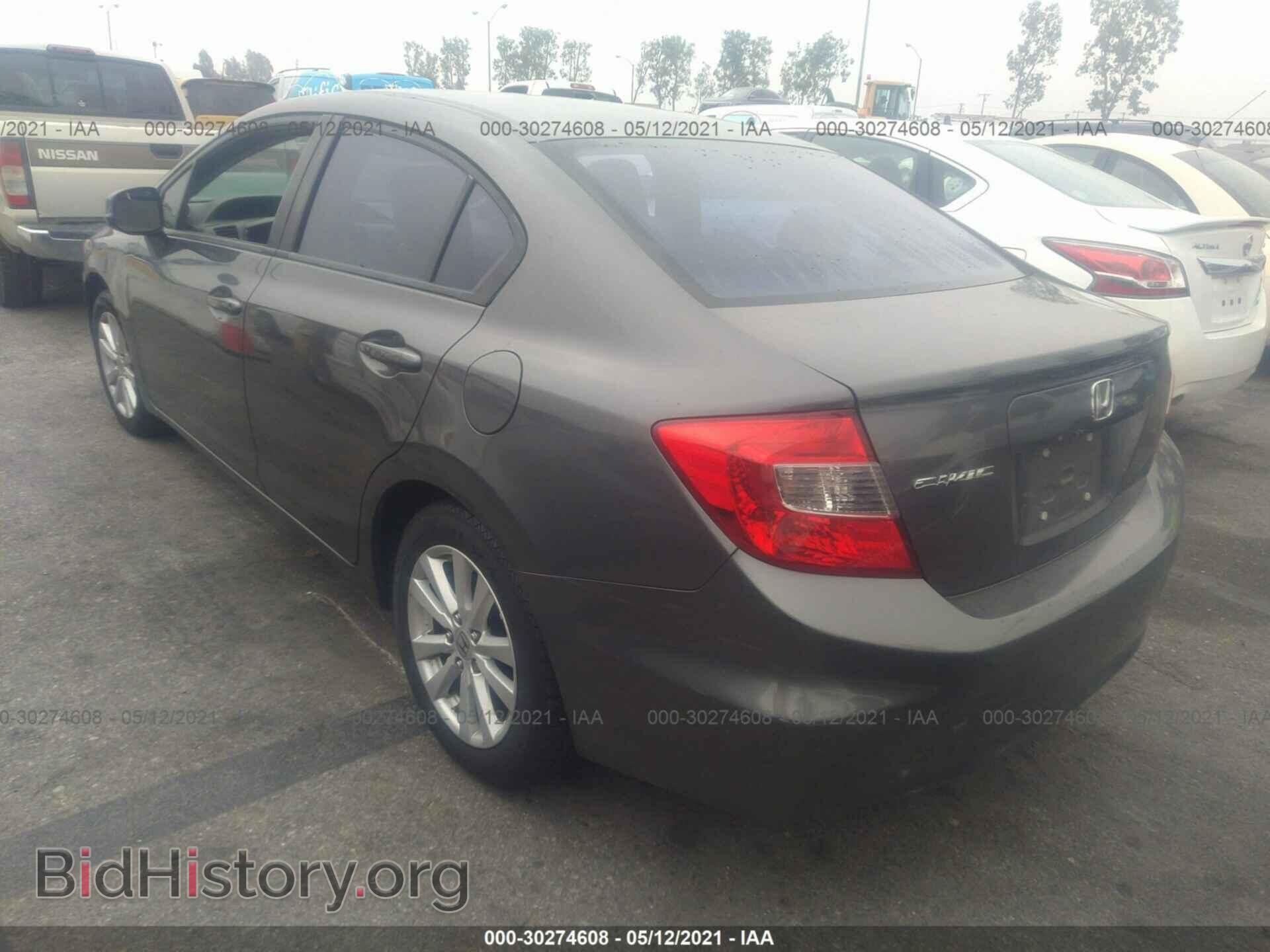 2012 HONDA CIVIC SDN - VIN: 2HGFB2F83CH573277 - Фото 3
