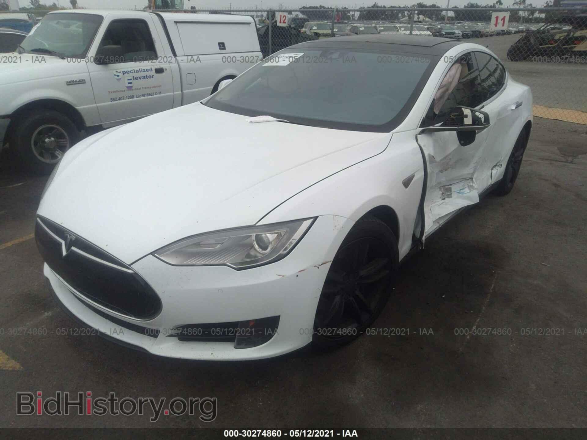 2015 TESLA MODEL S - VIN: 5YJSA1E12FF103377 - Фото 2