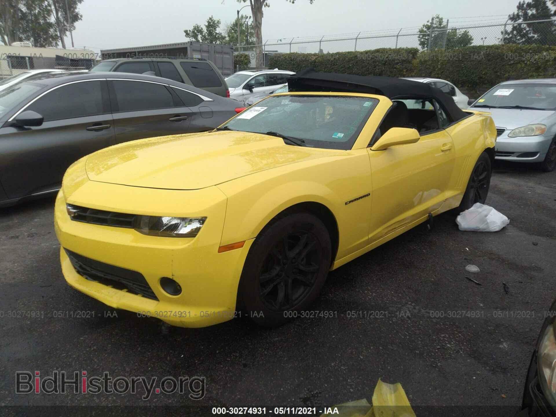2014 CHEVROLET CAMARO - VIN: 2G1FB3D38E9147506 - Фото 2