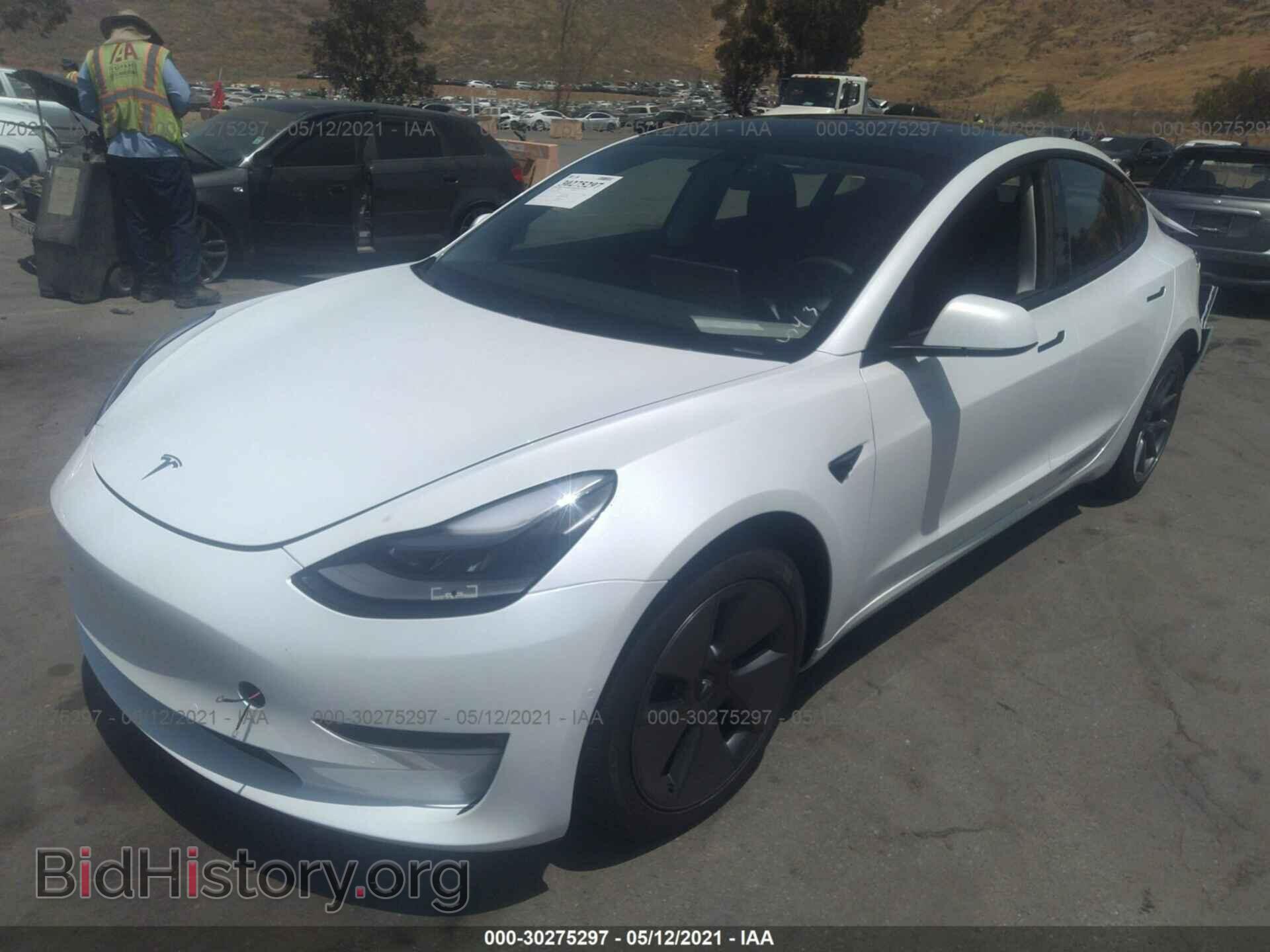 2021 TESLA MODEL 3 - VIN: 5YJ3E1EA6MF939604 - Фото 2