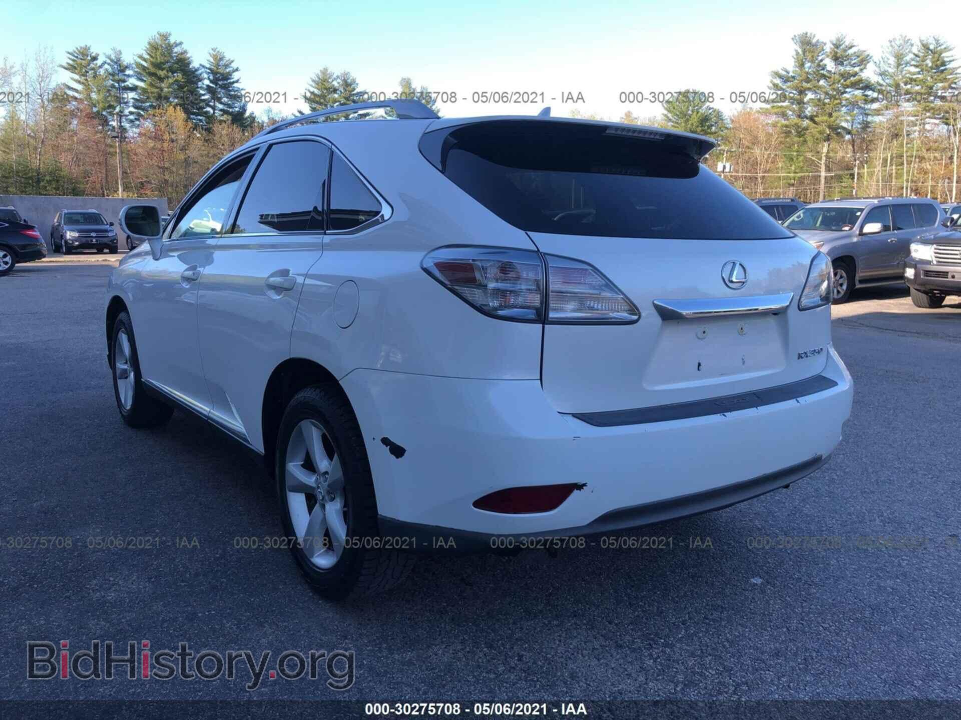 2011 LEXUS RX 350 - VIN: 2T2BK1BA0BC093315 - Фото 3