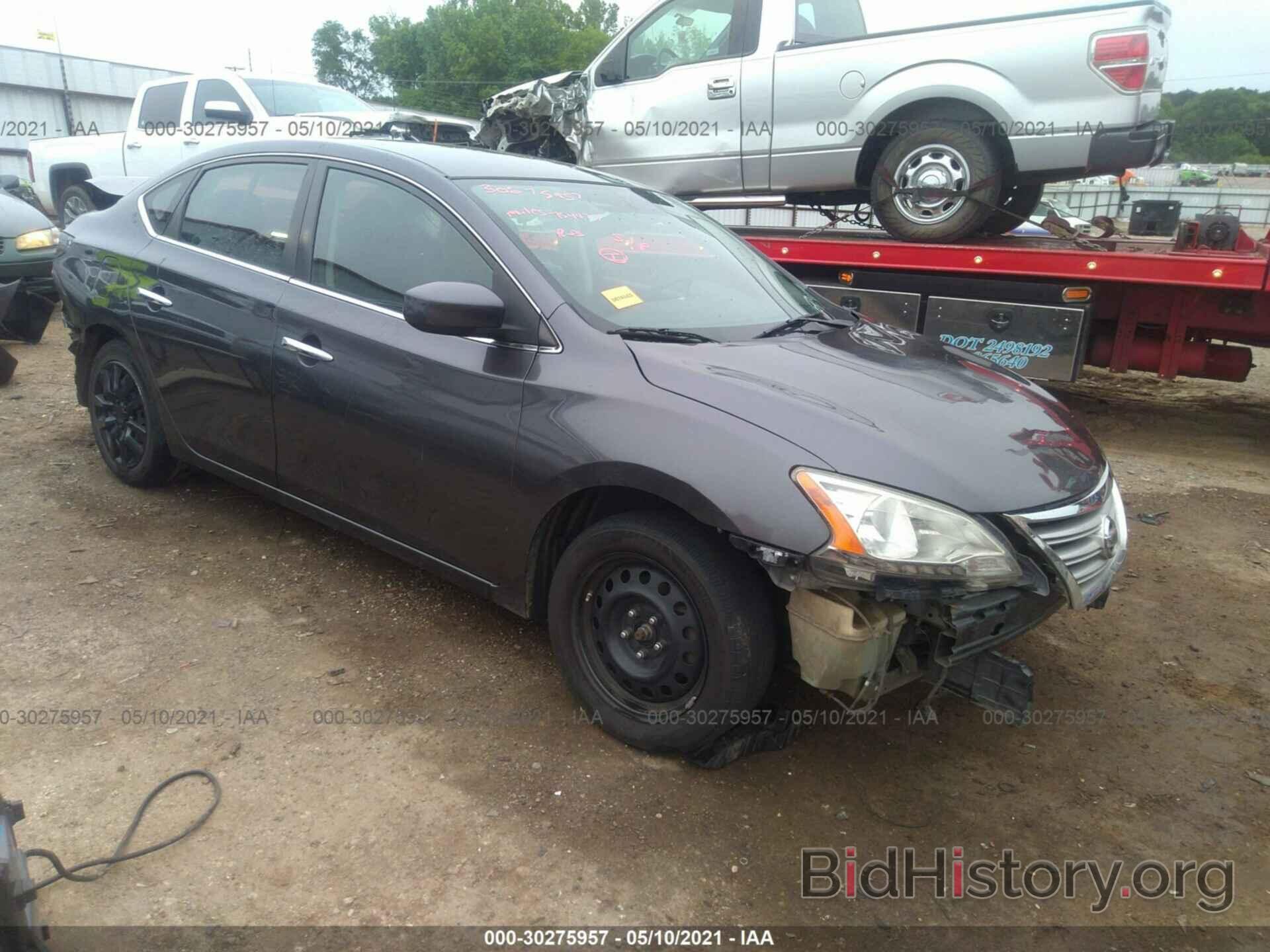 Photo 3N1AB7APXEL618376 - NISSAN SENTRA 2014