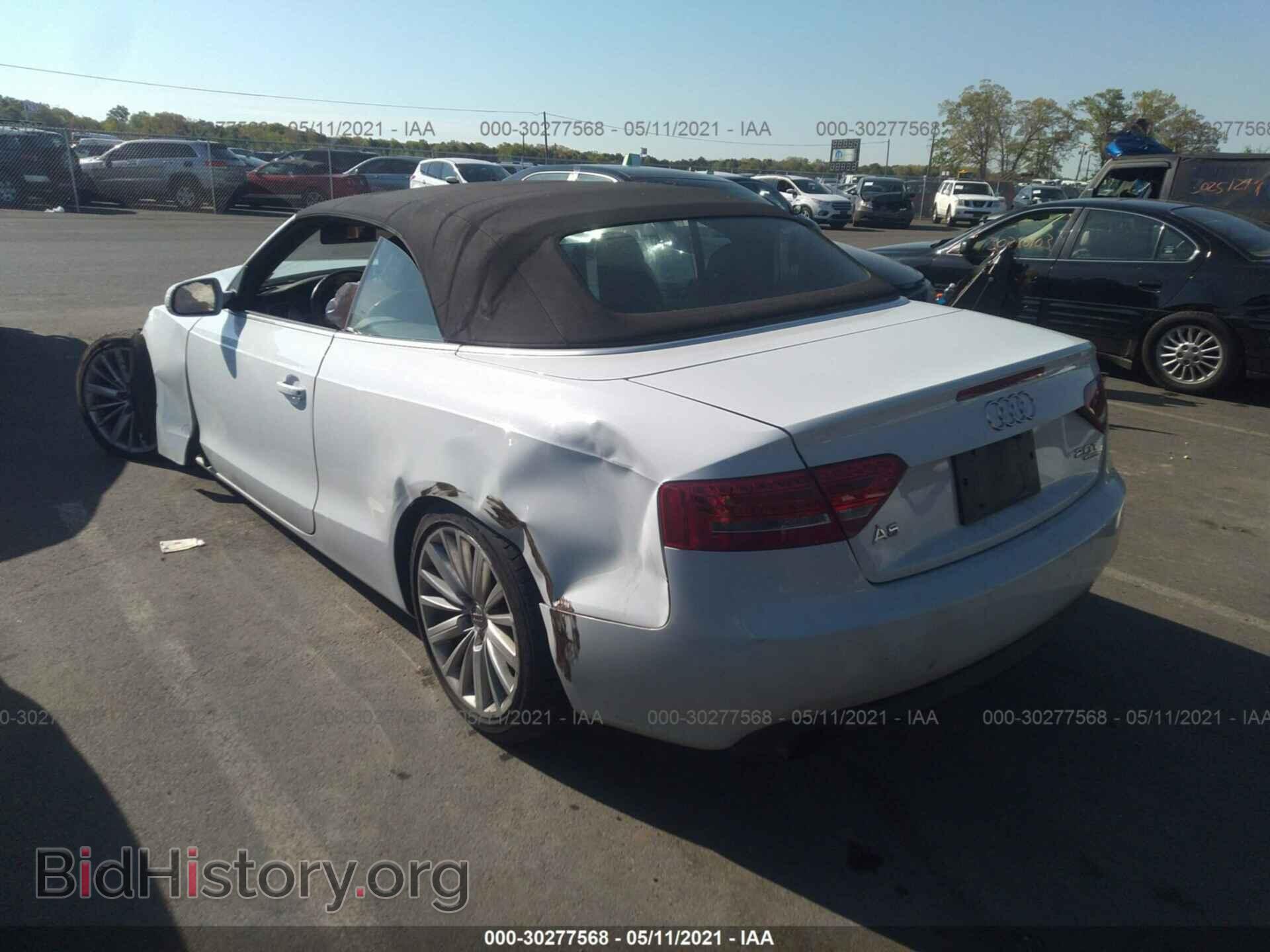 2012 AUDI A5 - VIN: WAULFAFH6CN003262 - Фото 3
