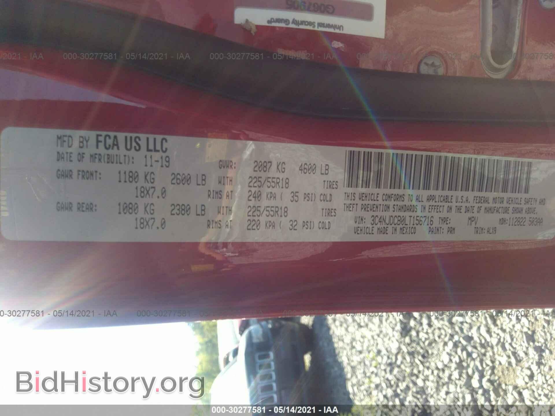 2020 JEEP COMPASS - VIN: 3C4NJDCB0LT156716 - Photo 9
