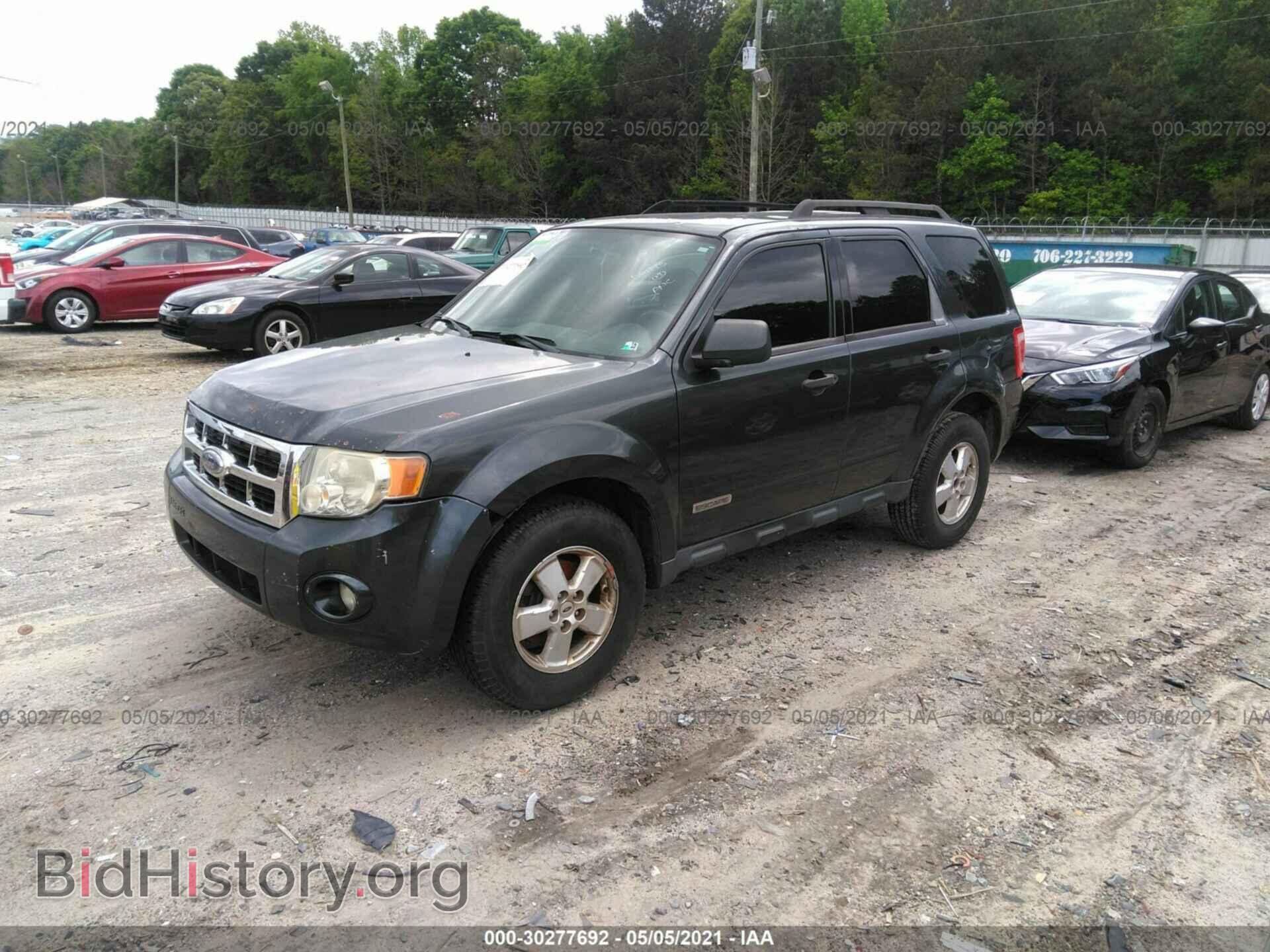 2008 FORD ESCAPE - VIN: 1FMCU93Z18KB61193 - Фото 2