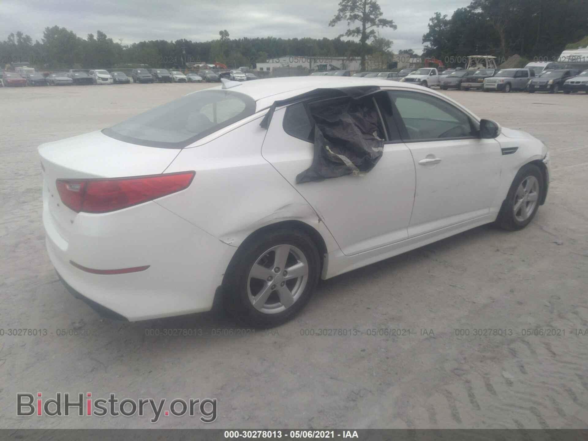 2015 KIA OPTIMA - VIN: KNAGM4A79F5627245 - Photo 4