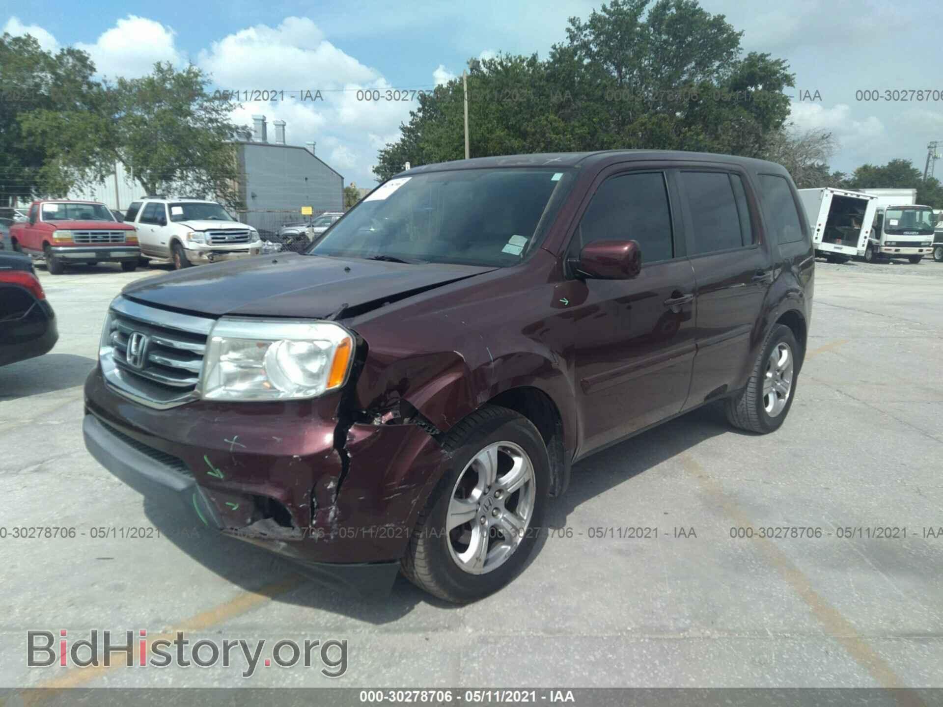 2013 HONDA PILOT - VIN: 5FNYF3H44DB032760 - Фото 2