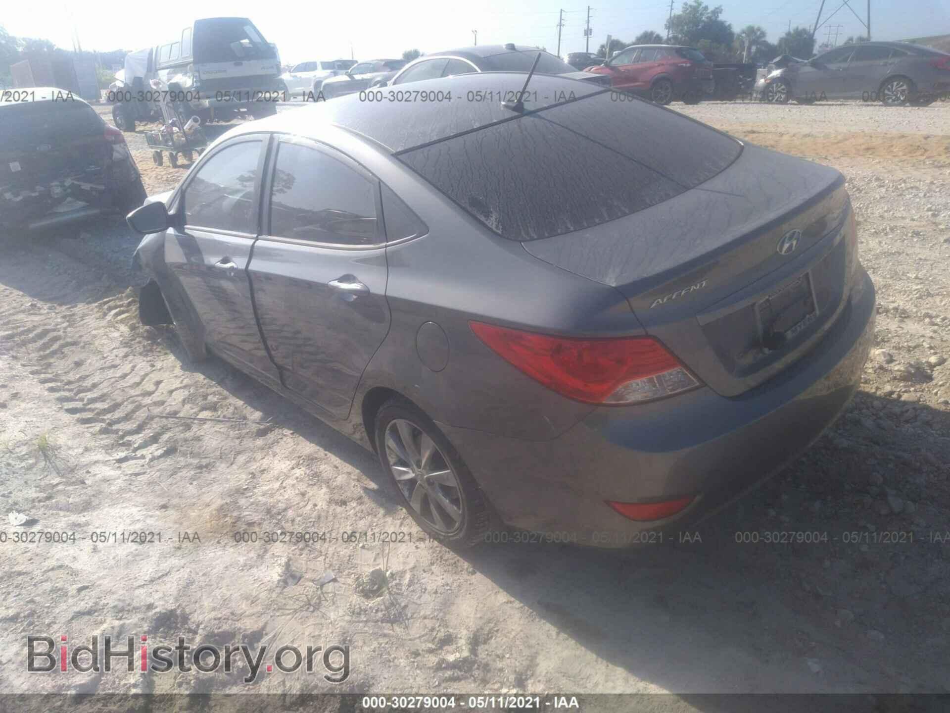 2013 HYUNDAI ACCENT - VIN: KMHCU4AE4DU468813 - Фото 3