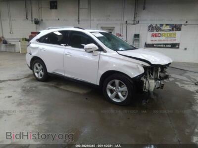 2011 Lexus RX 350, white — VIN 2T2BK1BA3BC106624, IAAI