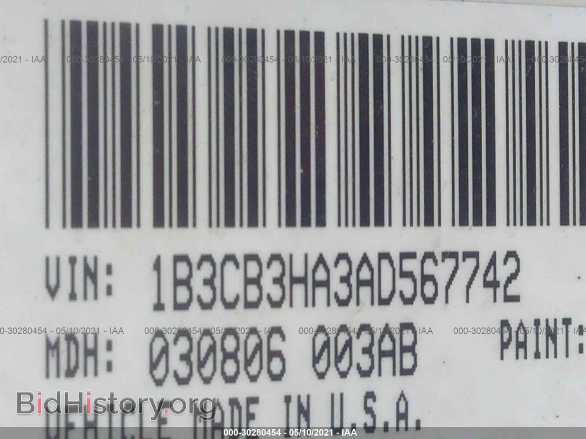 2010 DODGE CALIBER - VIN: 1B3CB3HA3AD567742 - Фото 9