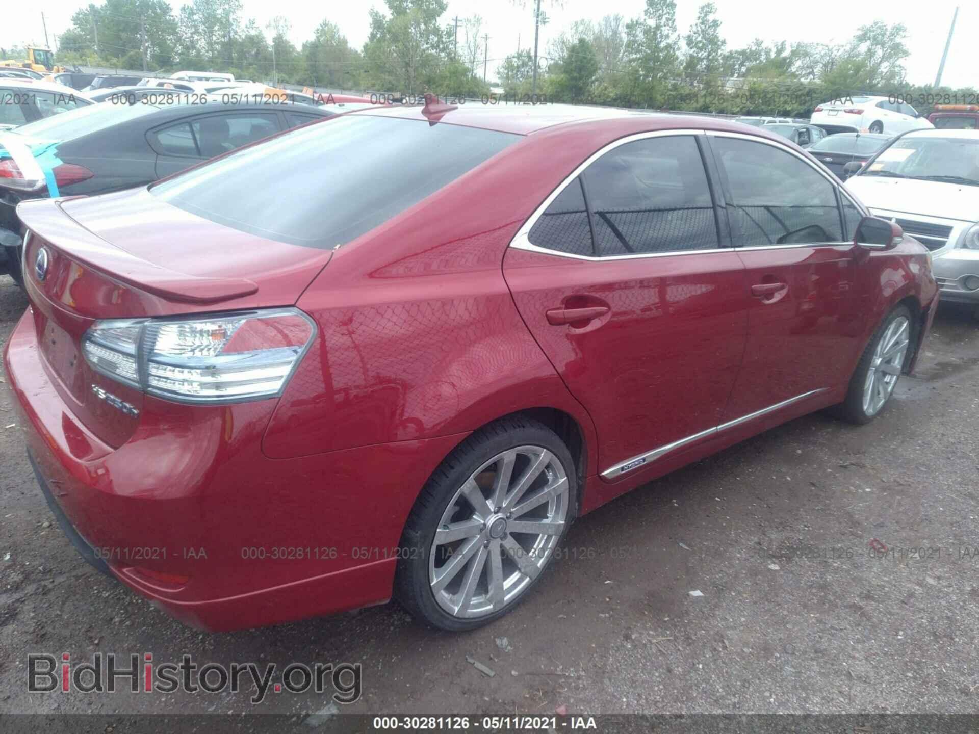 2010 LEXUS HS 250H - VIN: JTHBB1BA2A2026151 - Photo 4