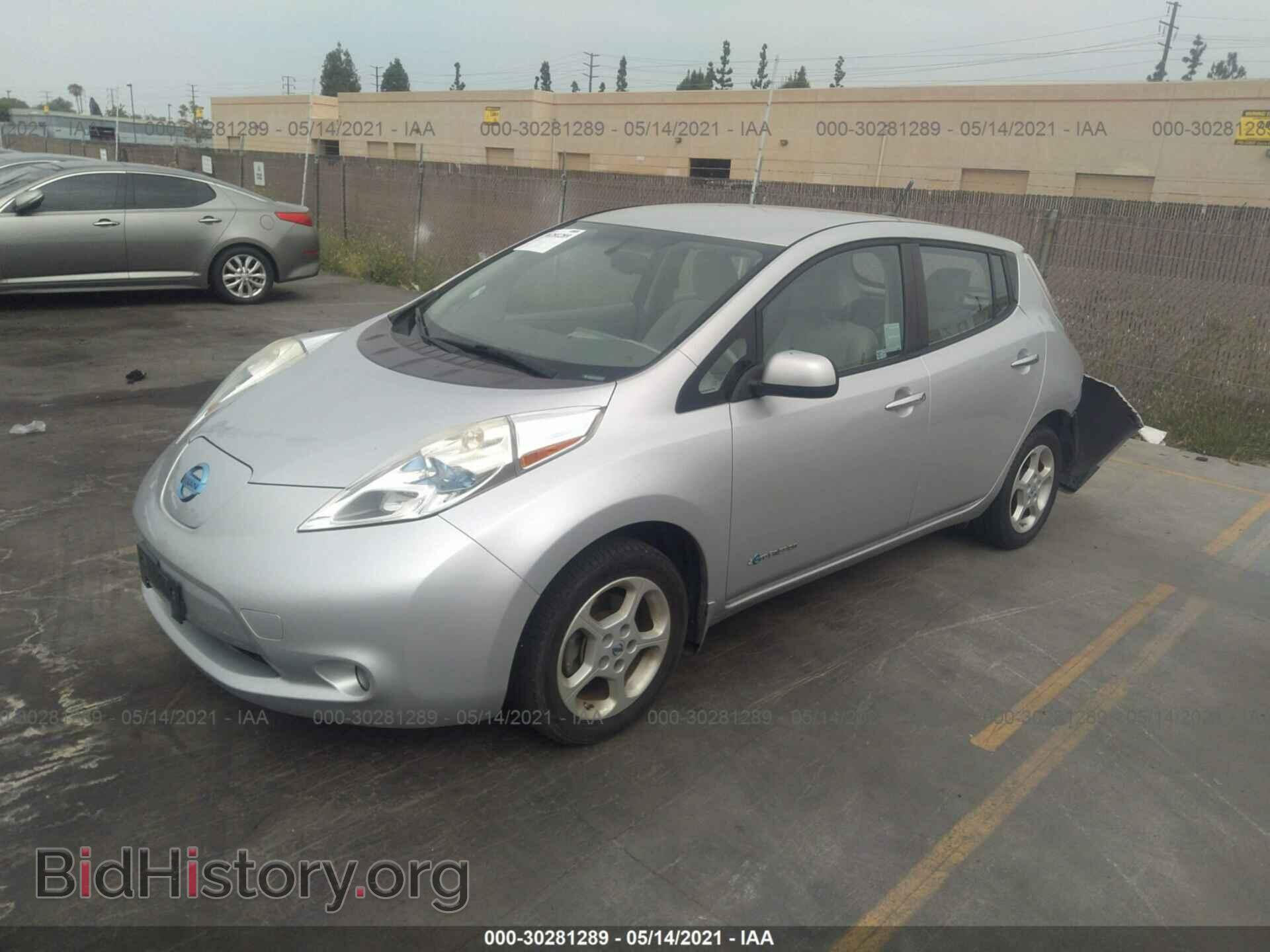 2013 NISSAN LEAF - VIN: 1N4AZ0CP3DC402477 - Фото 2