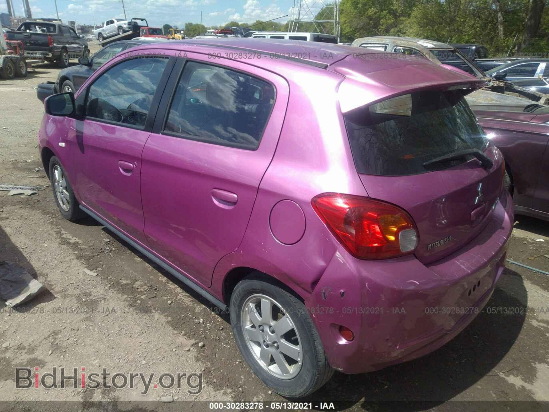 2014 MITSUBISHI MIRAGE - VIN: ML32A4HJ0EH008623 - Фото 3