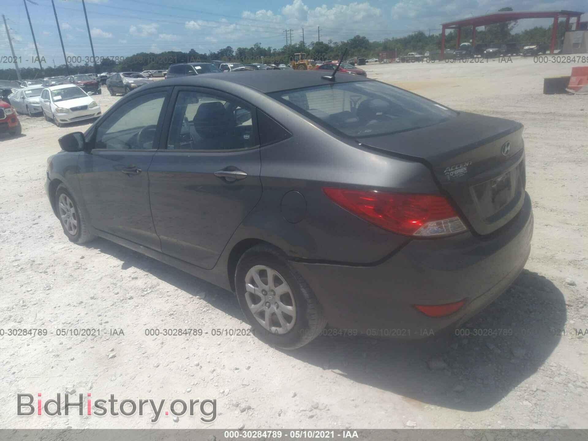 2012 HYUNDAI ACCENT - VIN: KMHCT4AEXCU244625 - Фото 3