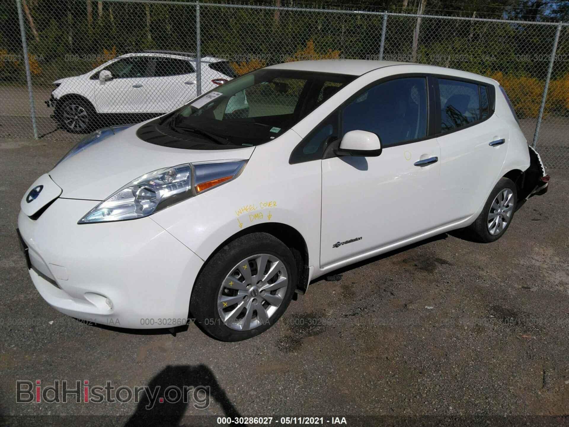 2015 NISSAN LEAF - VIN: 1N4AZ0CP8FC323535 - Фото 2