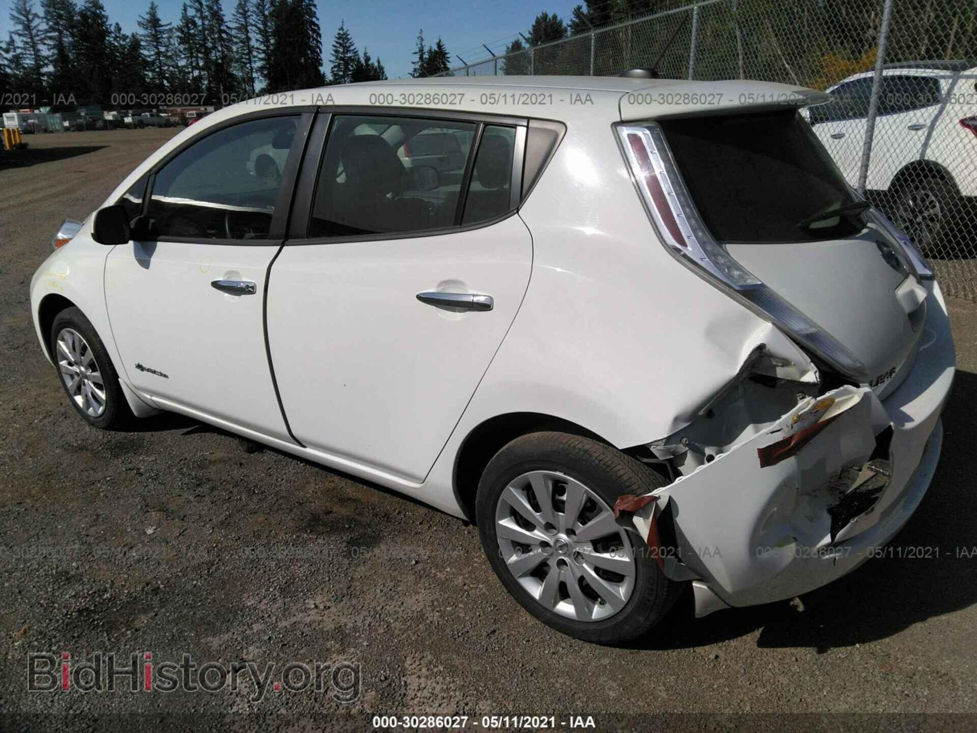 2015 NISSAN LEAF - VIN: 1N4AZ0CP8FC323535 - Фото 3