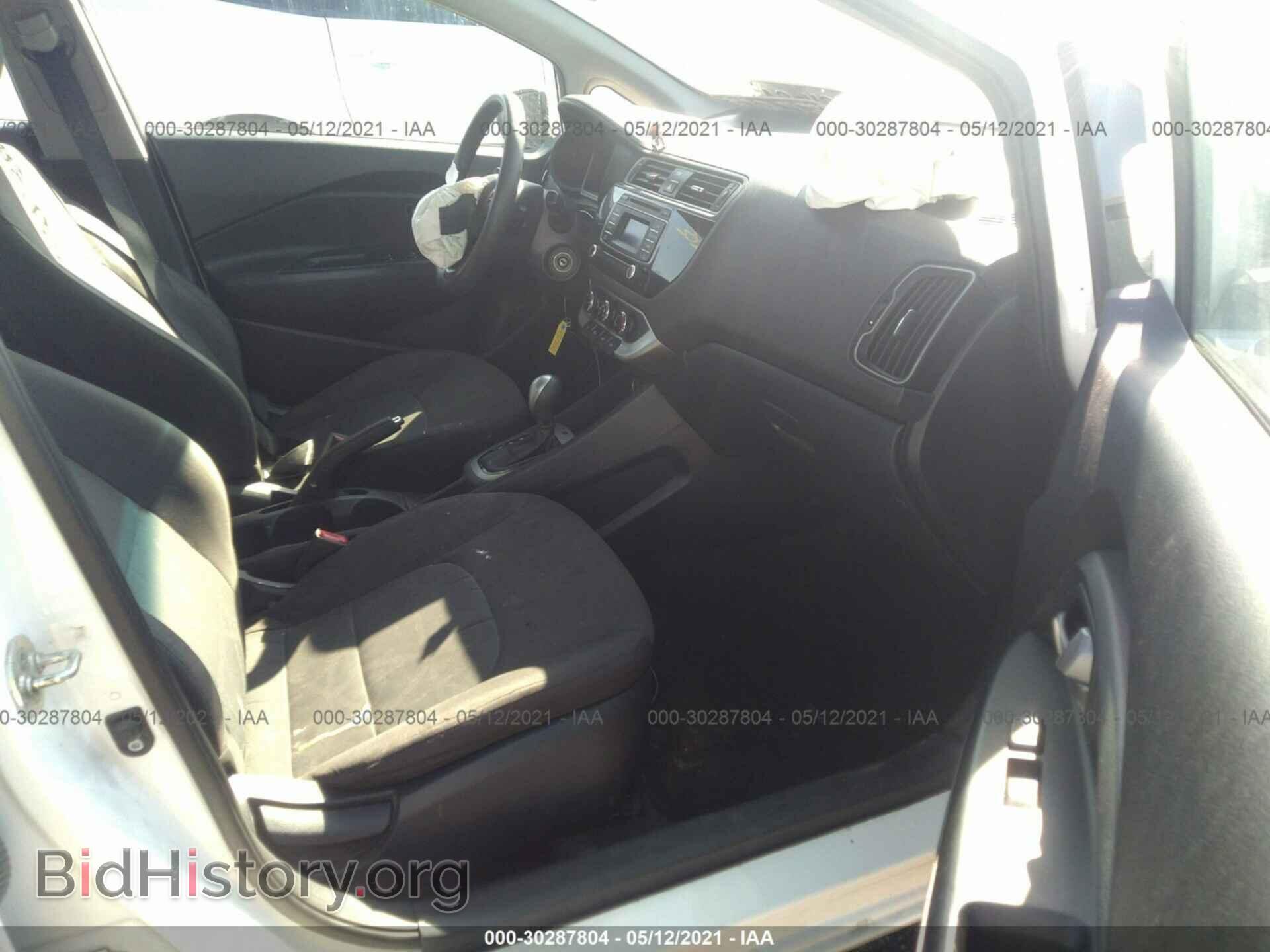 2016 KIA RIO - VIN: KNADM4A37G6543128 - Фото 5