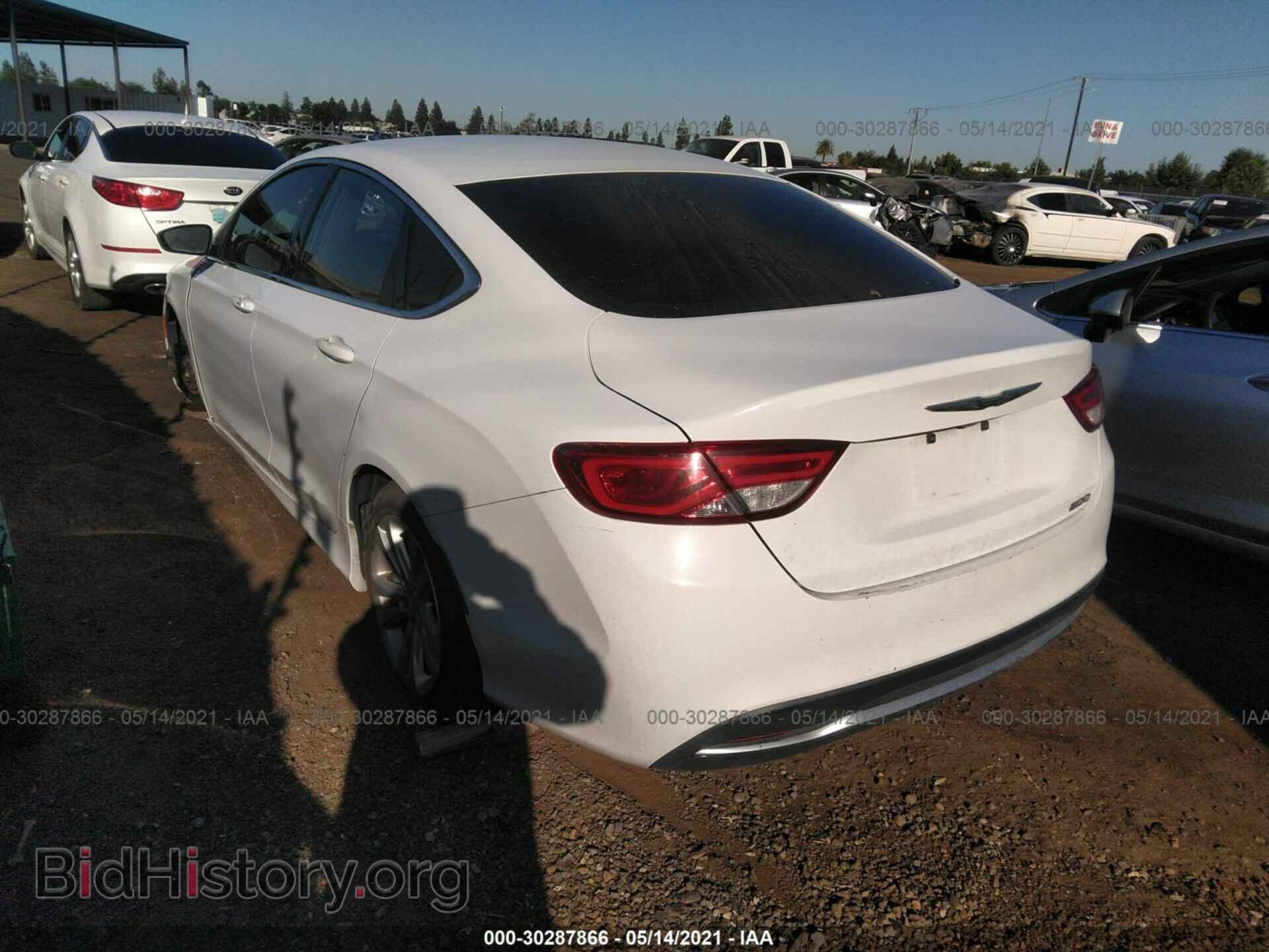 2016 CHRYSLER 200 - VIN: 1C3CCCAB8GN159064 - Фото 3