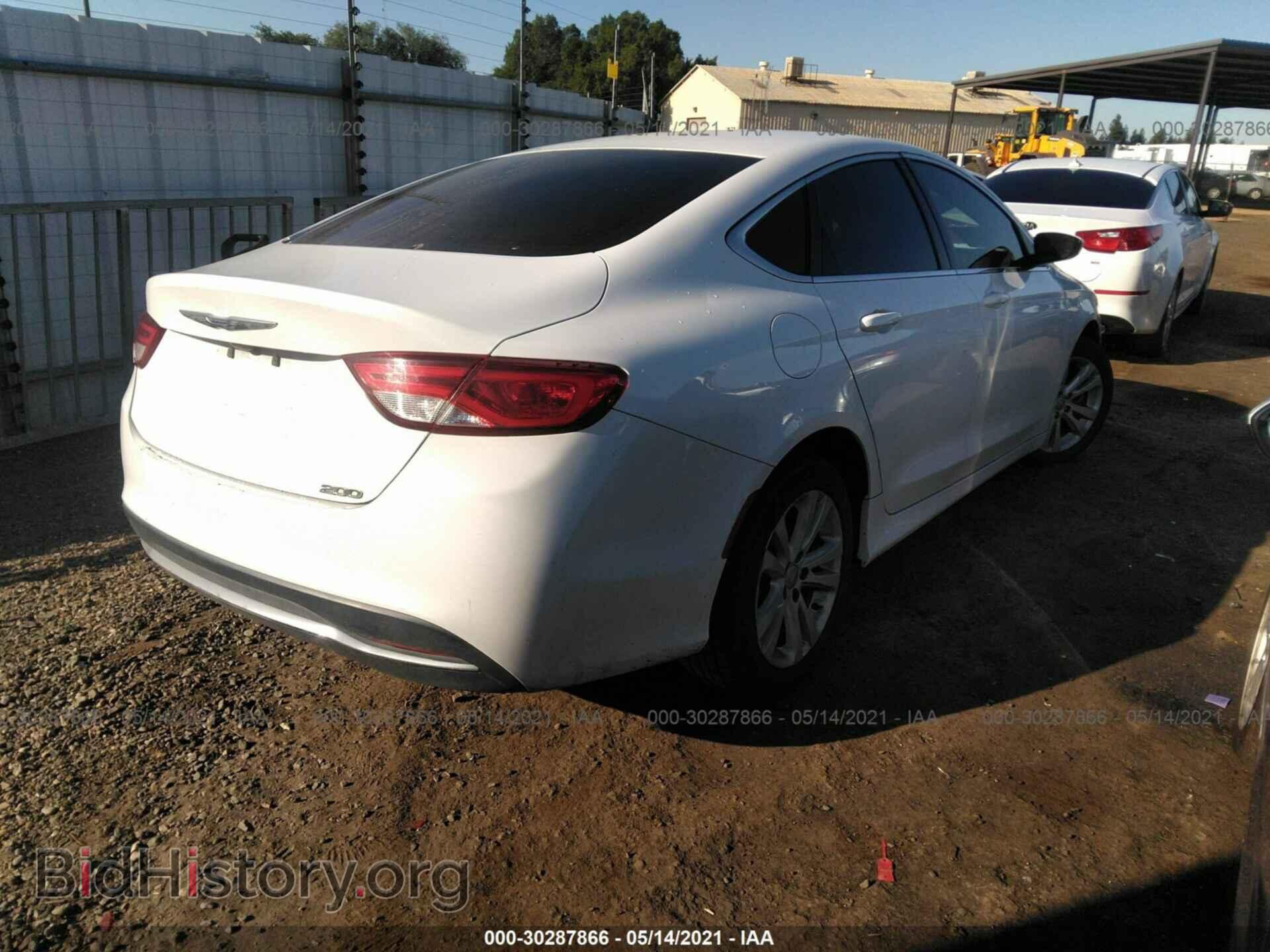 2016 CHRYSLER 200 - VIN: 1C3CCCAB8GN159064 - Фото 4