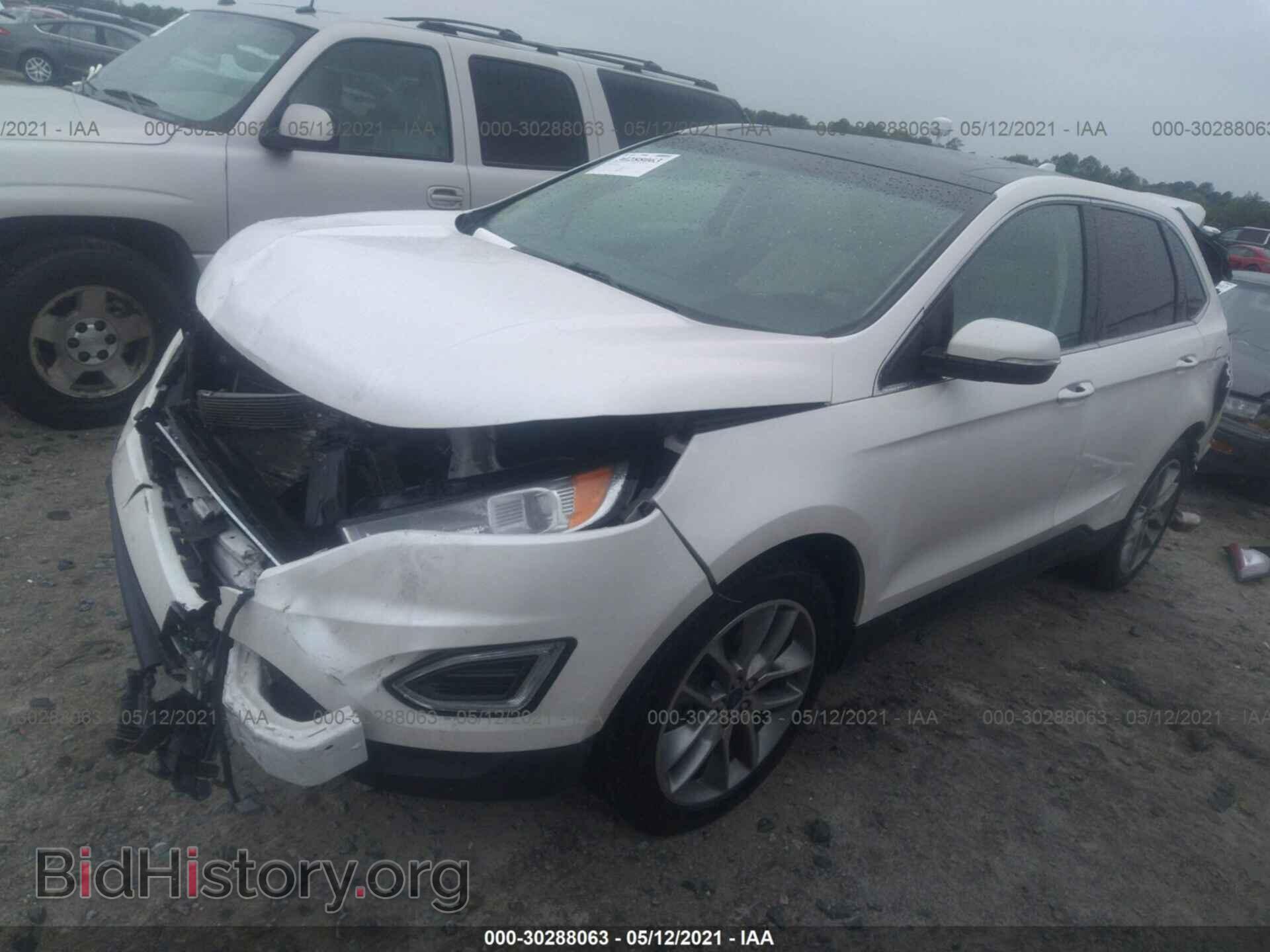 2015 FORD EDGE - VIN: 2FMTK3K84FBB70618 - Фото 2