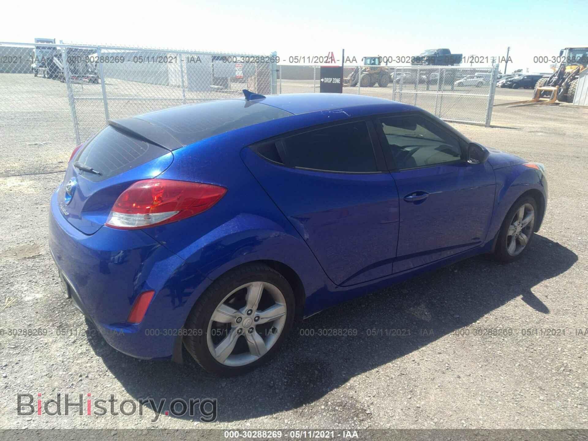 2012 HYUNDAI VELOSTER - VIN: KMHTC6AD5CU066948 - Фото 4