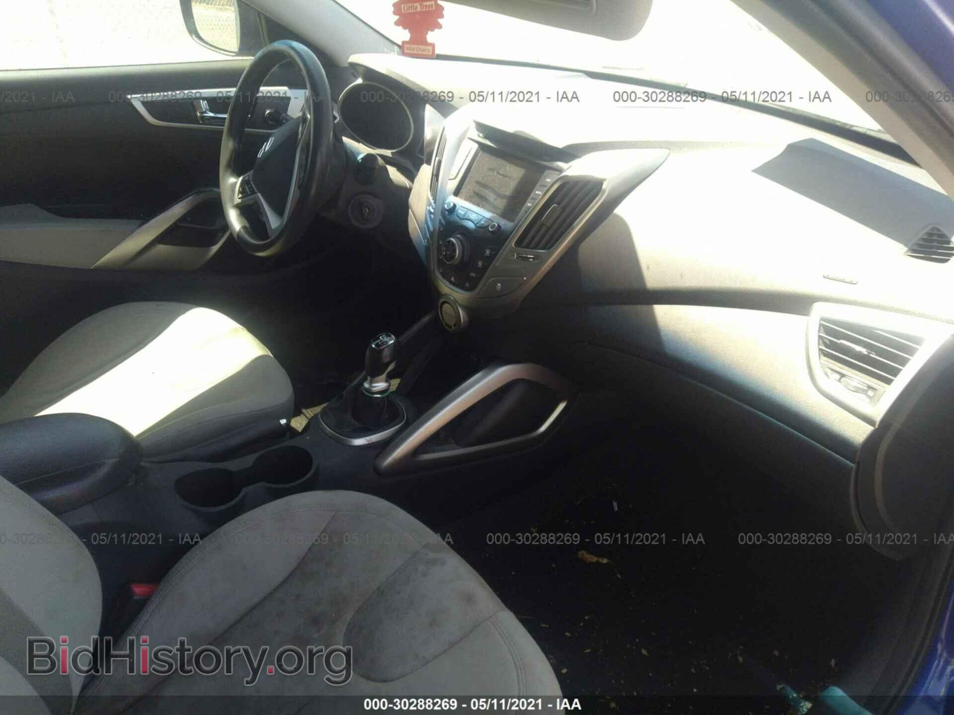 2012 HYUNDAI VELOSTER - VIN: KMHTC6AD5CU066948 - Фото 5