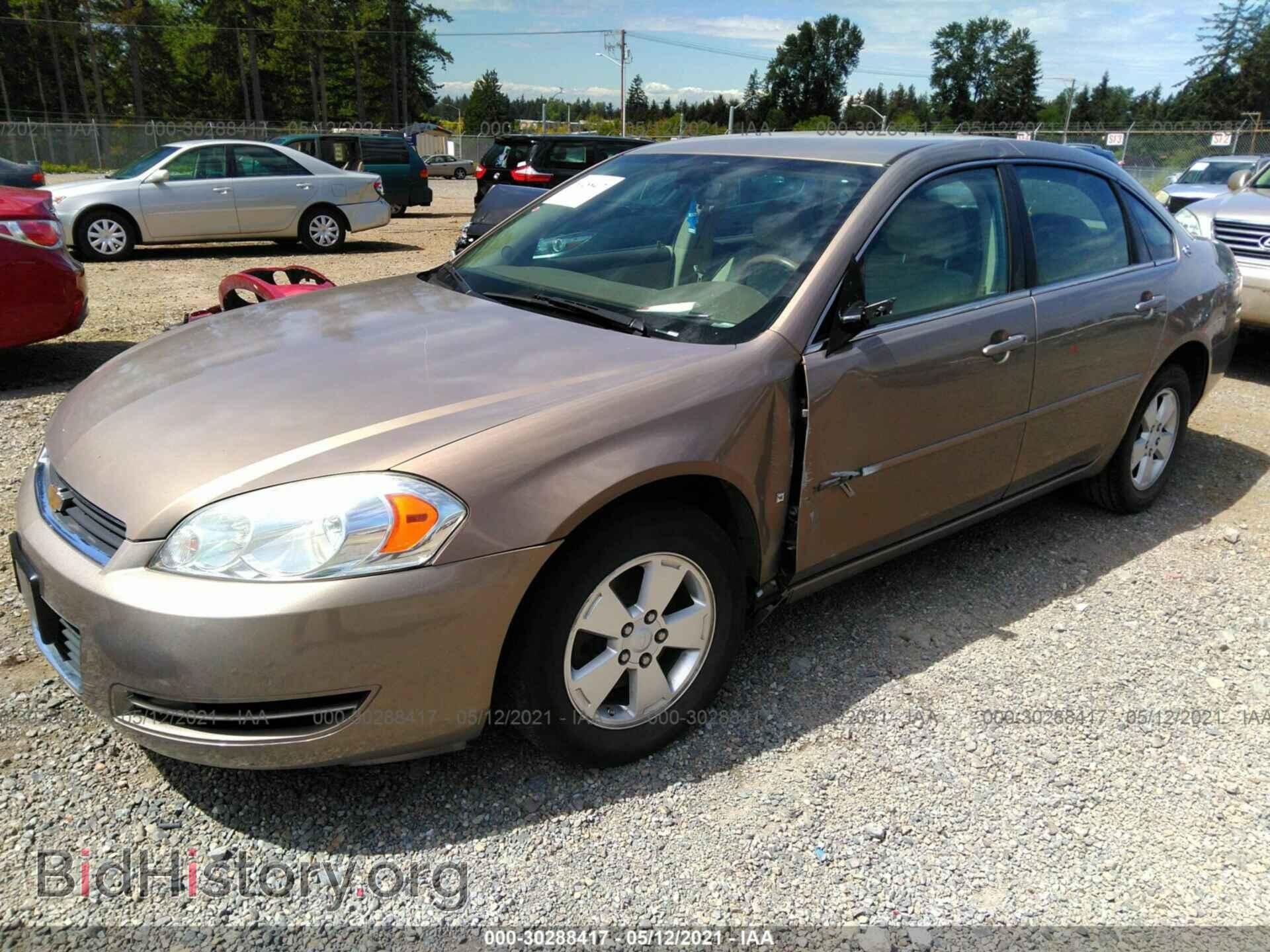 2007 CHEVROLET IMPALA - VIN: 2G1WT58K079247404 - Фото 2