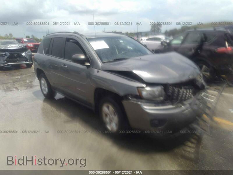 2014 Jeep COMPASS Sport (VIN 1C4NJCBA3ED594271) — photo 1 of 11, IAAI, damage: front end