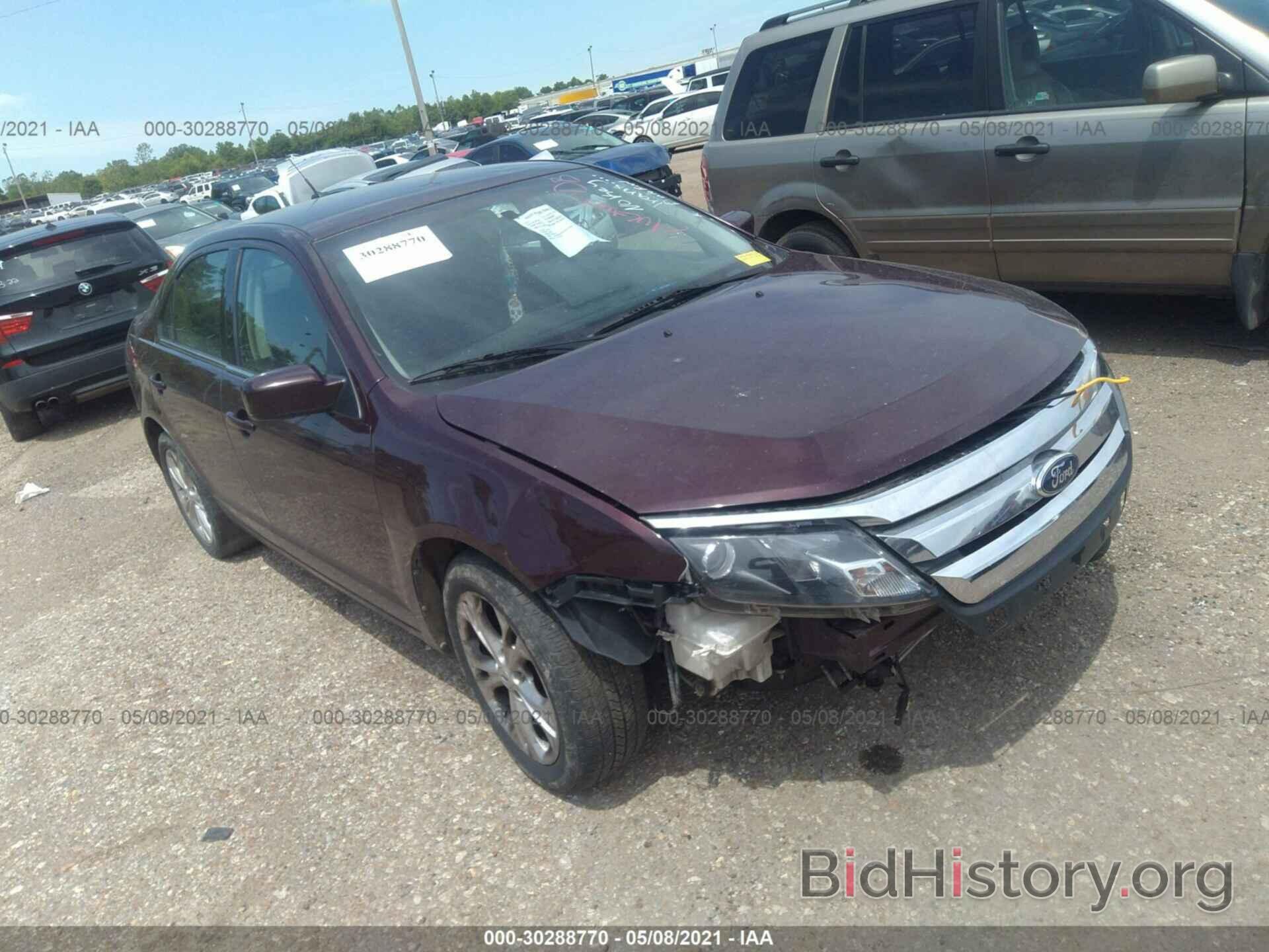 Photo 3FAHP0HA5CR374934 - FORD FUSION 2012