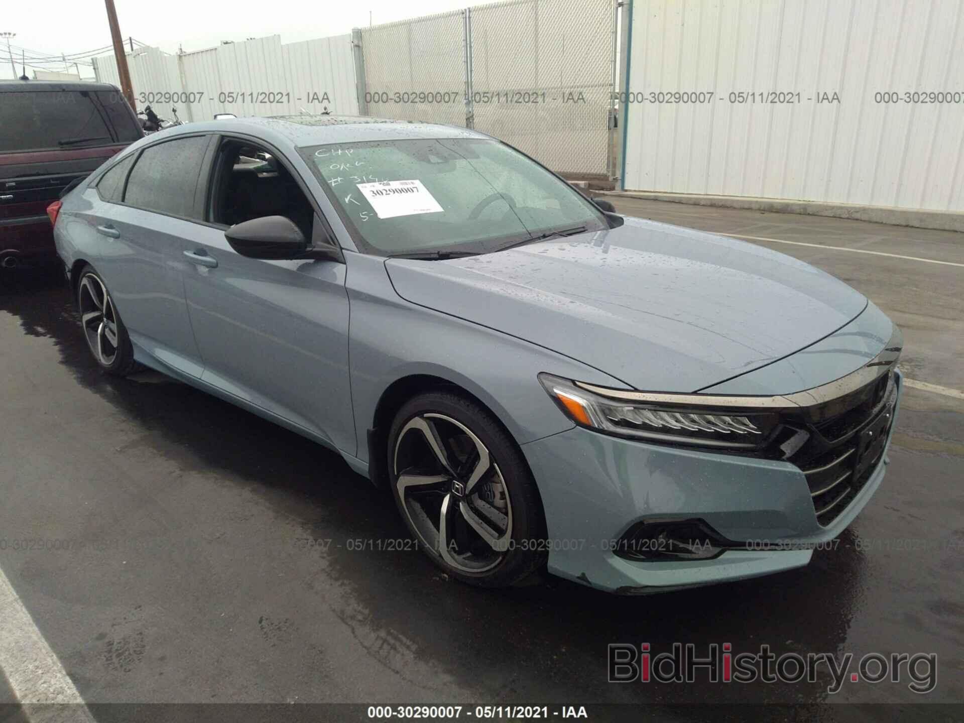 Photo 1HGCV2F33MA002371 - HONDA ACCORD SEDAN 2021