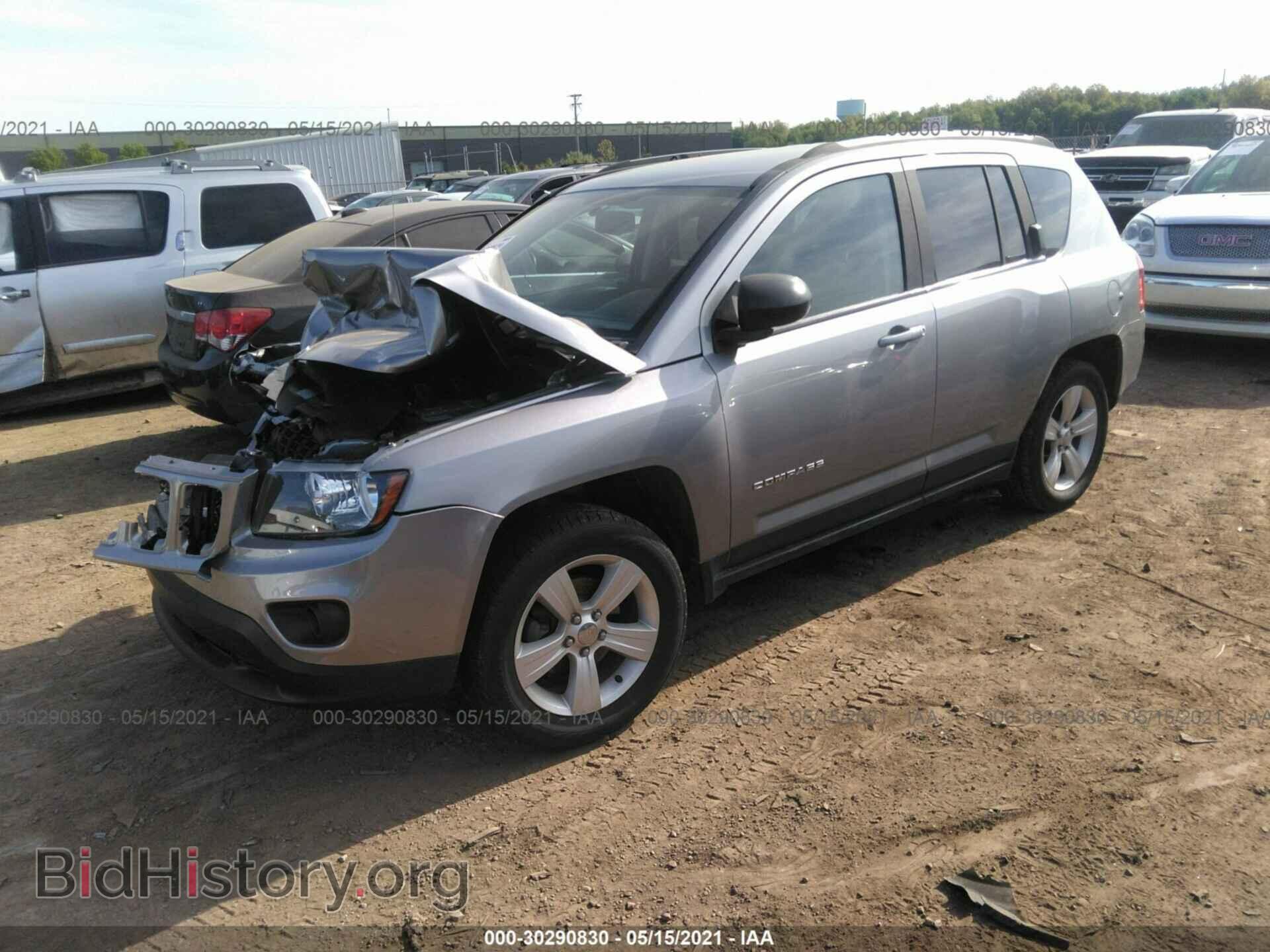 2016 JEEP COMPASS - VIN: 1C4NJDBB1GD759722 - Фото 2