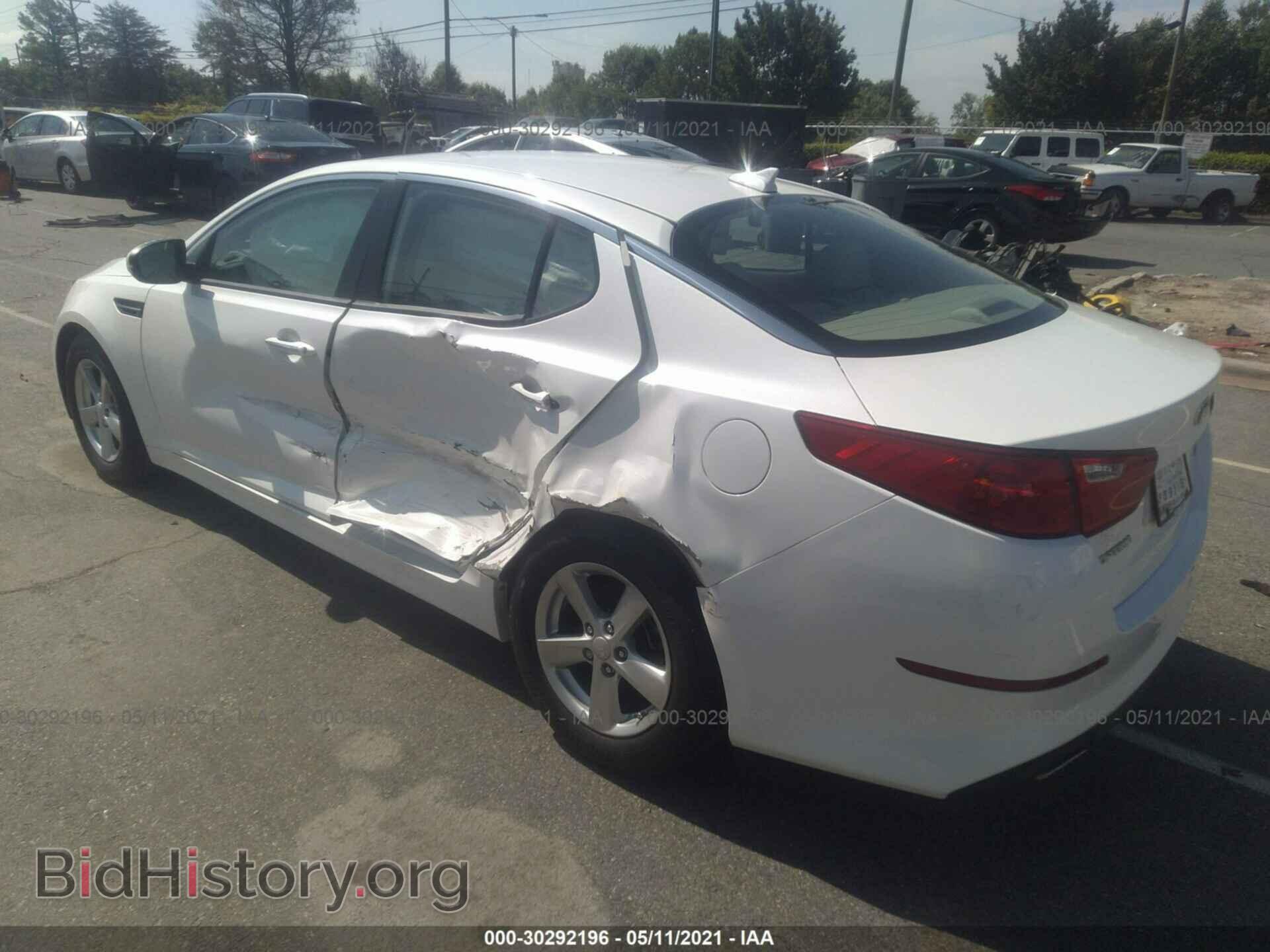 2014 KIA OPTIMA - VIN: KNAGM4A76E5453987 - Фото 3