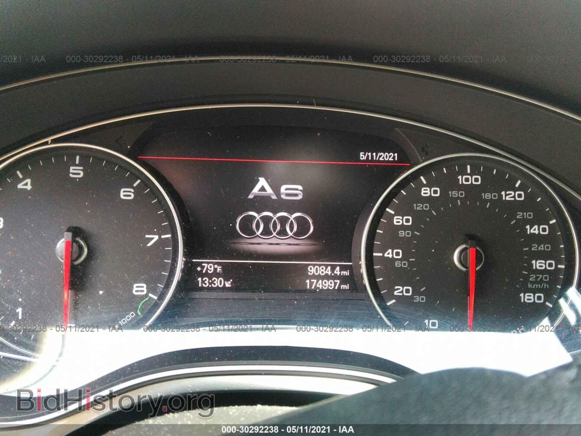 2013 AUDI A6 - VIN: WAUGGAFC8DN128168 - Фото 7