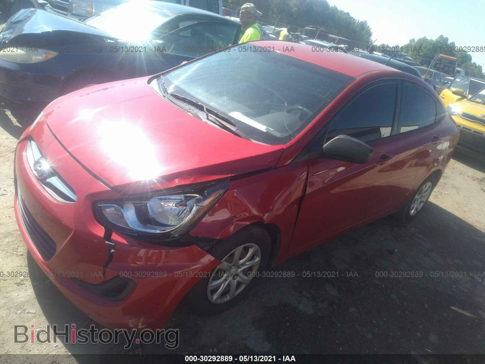 2013 HYUNDAI ACCENT - VIN: KMHCT4AE7DU510037 - Фото 2