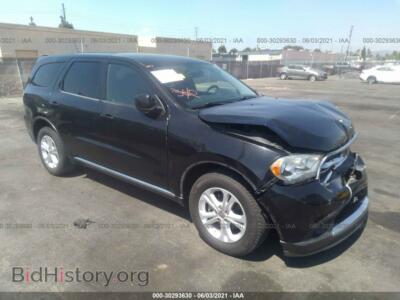 2013 Dodge DURANGO SXT, черный — VIN 1C4RDHAG4DC579990, IAAI