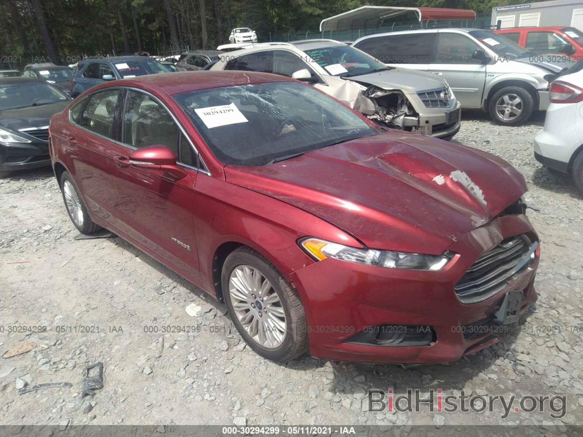 Photo 3FA6P0LU0DR147144 - FORD FUSION 2013