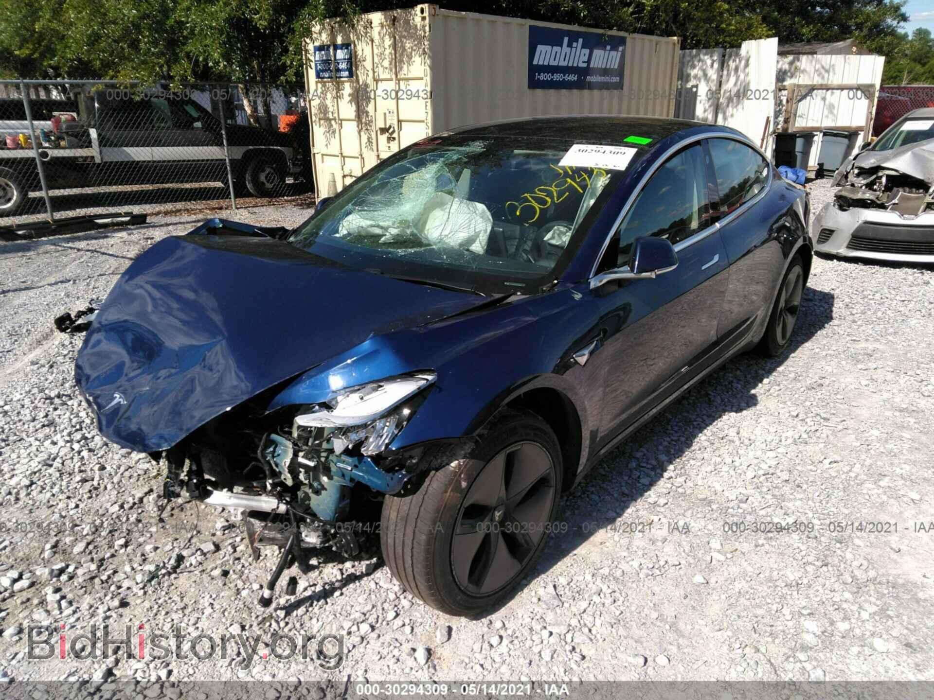 2019 TESLA MODEL 3 - VIN: 5YJ3E1EA2KF313867 - Фото 2