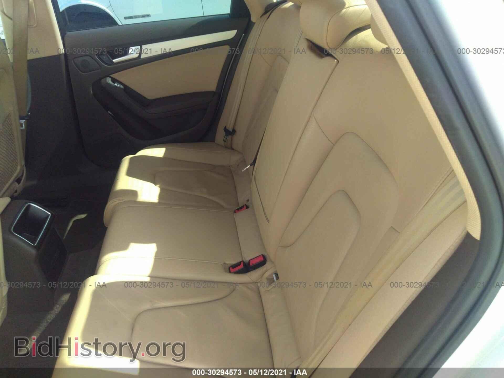 2013 AUDI A4 - VIN: WAUBFAFLXDN016064 - Photo 8