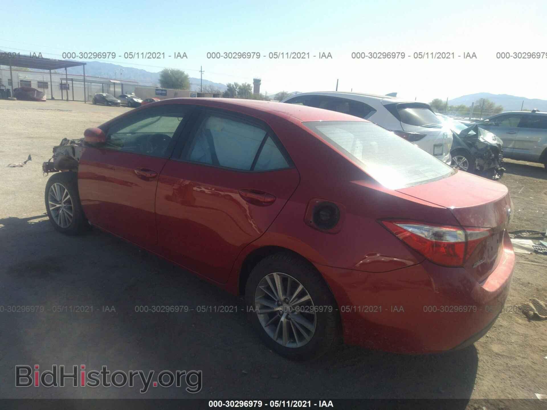 2014 TOYOTA COROLLA - VIN: 2T1BURHE3EC219775 - Фото 3