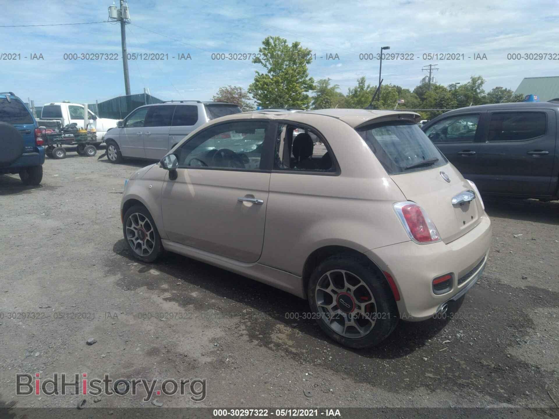 2012 FIAT 500 - VIN: 3C3CFFBR1CT109086 - Фото 3