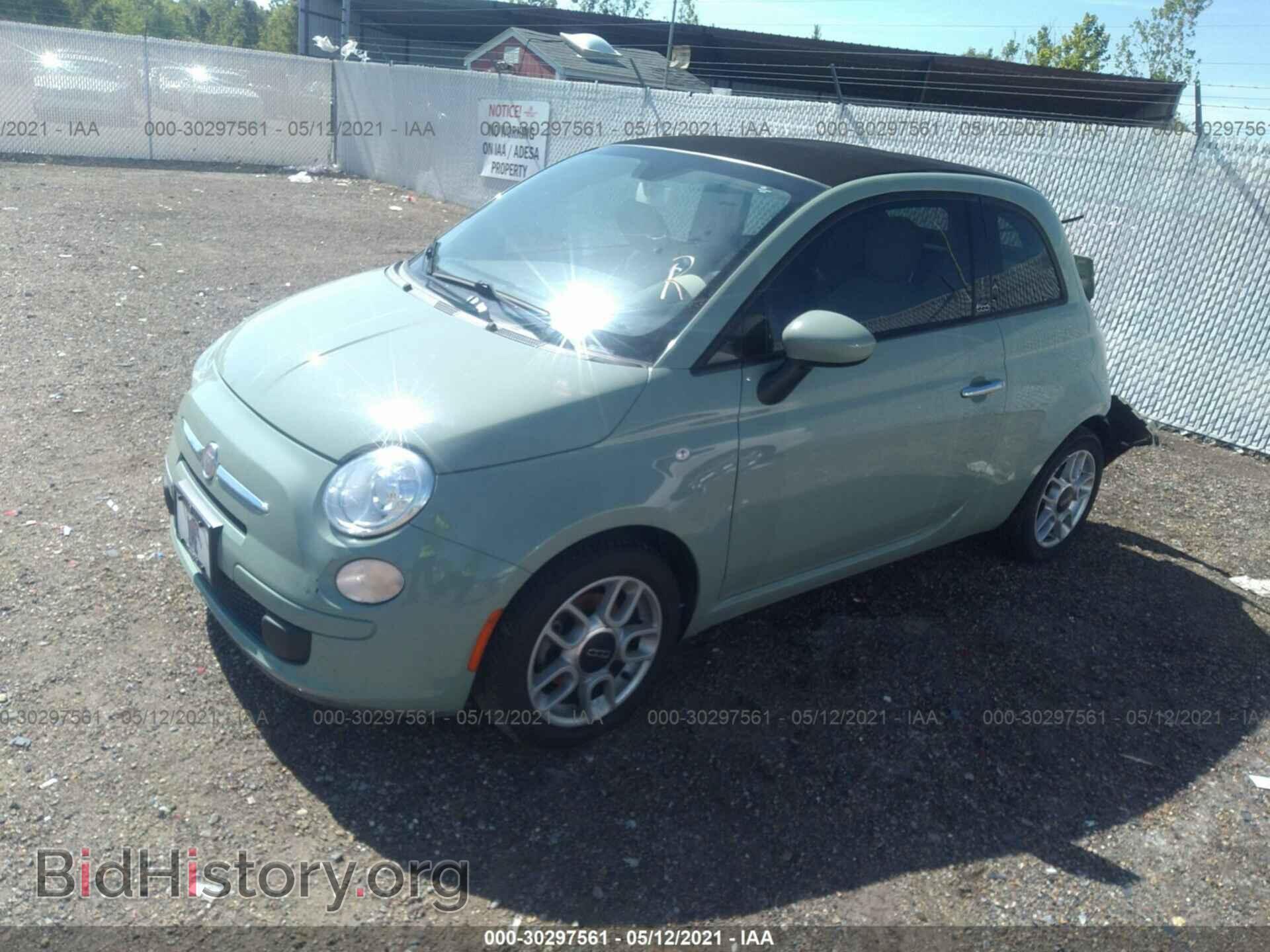2012 FIAT 500 - VIN: 3C3CFFDR7CT335193 - Фото 2