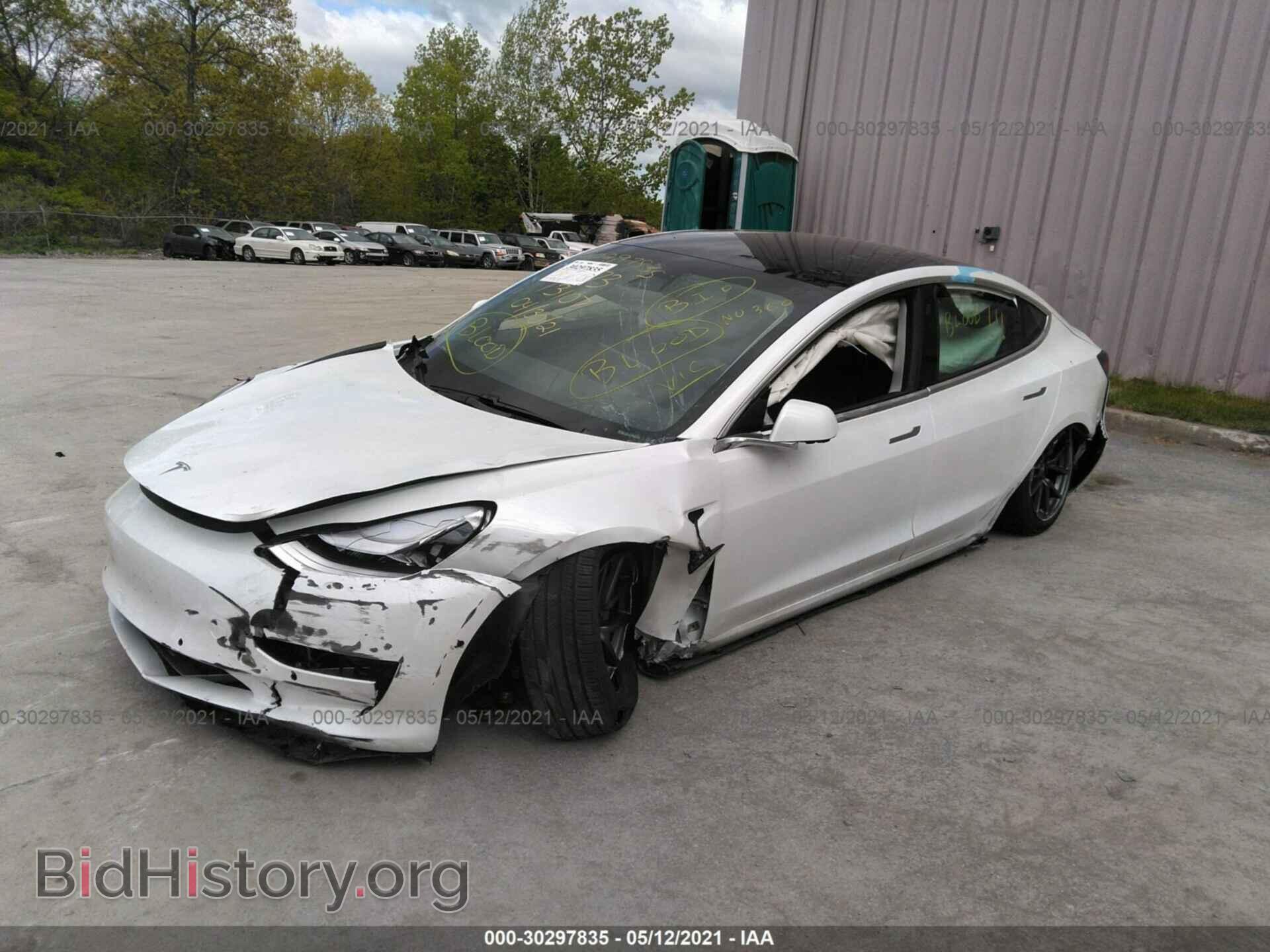 2020 TESLA MODEL 3 - VIN: 5YJ3E1EB7LF735224 - Фото 2