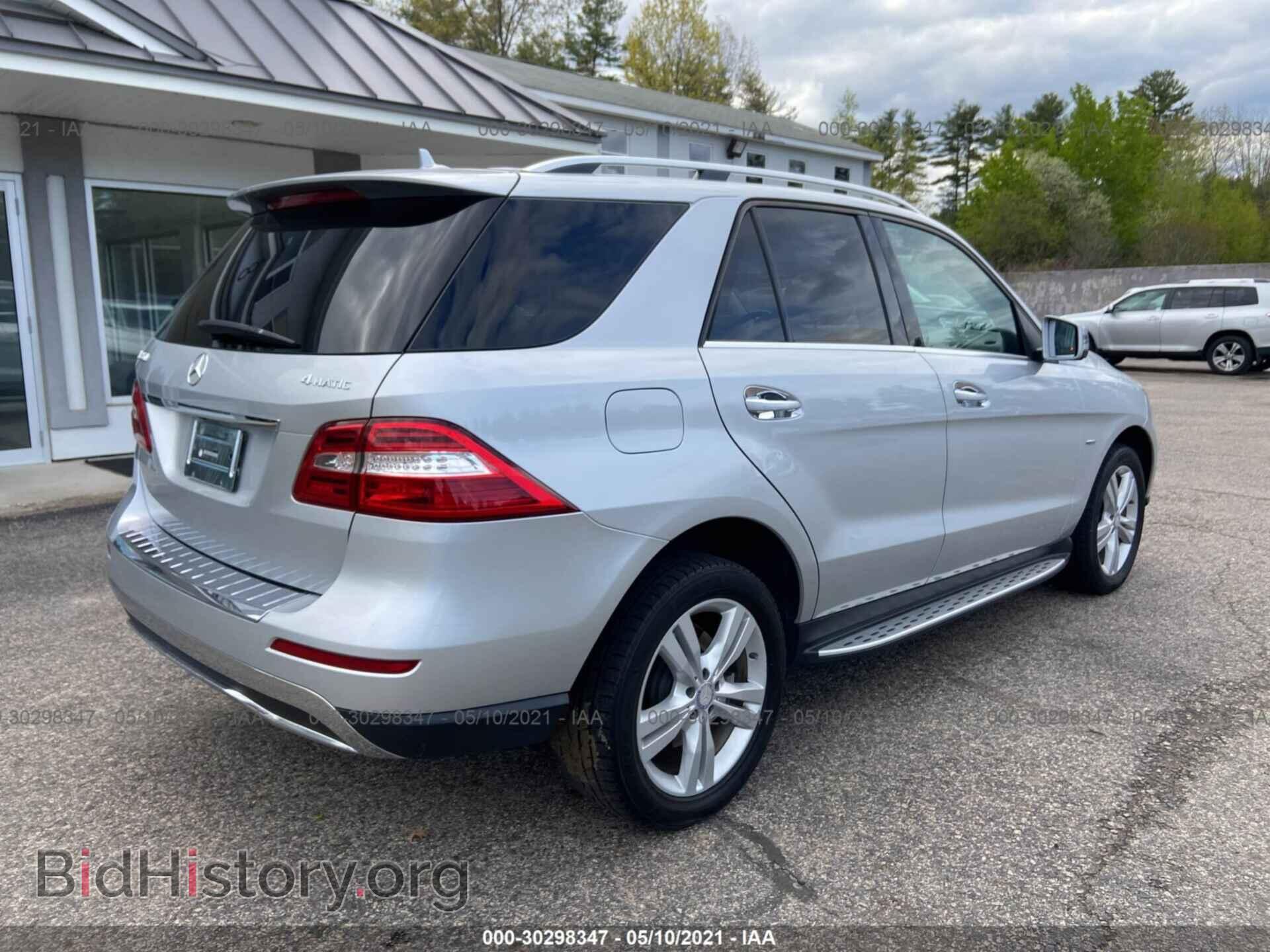 2012 MERCEDES-BENZ M-CLASS - VIN: 4JGDA5HBXCA052277 - Фото 4