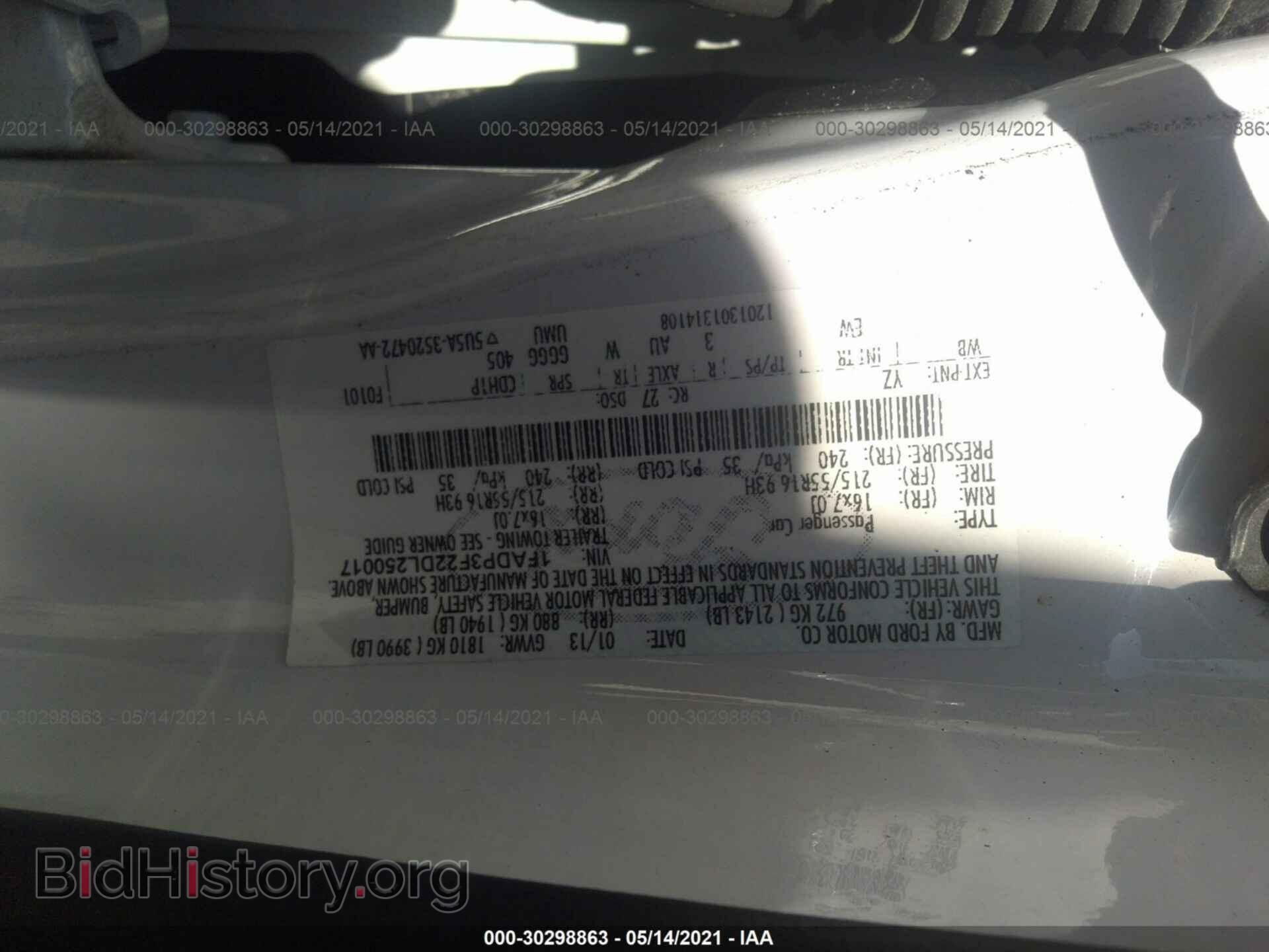 2013 FORD FOCUS - VIN: 1FADP3F22DL250017 - Photo 9
