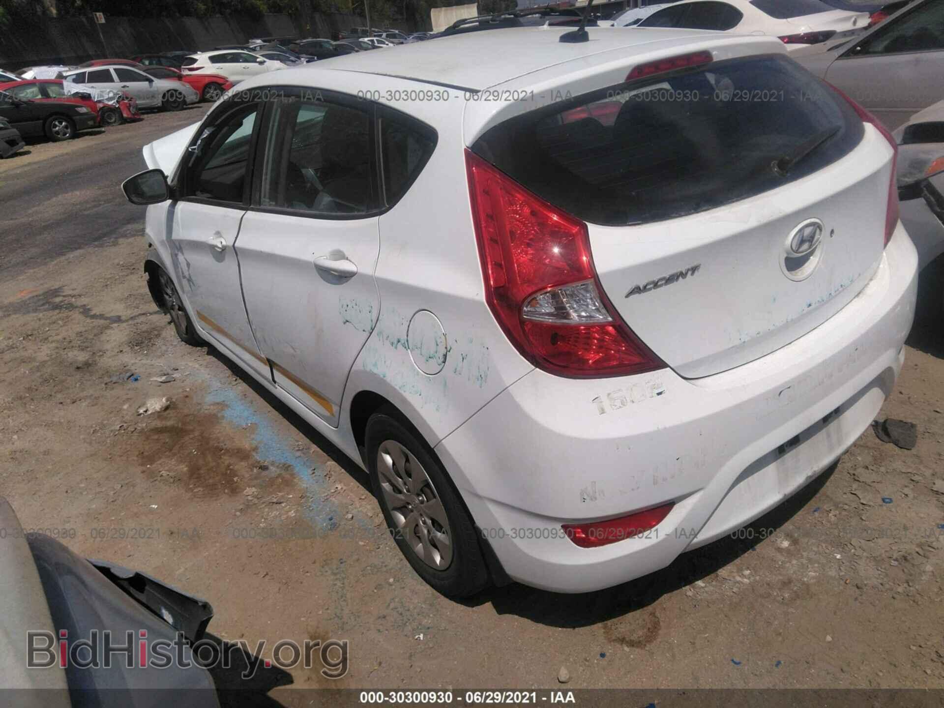 2016 HYUNDAI ACCENT - VIN: KMHCT5AE9GU239217 - Фото 3